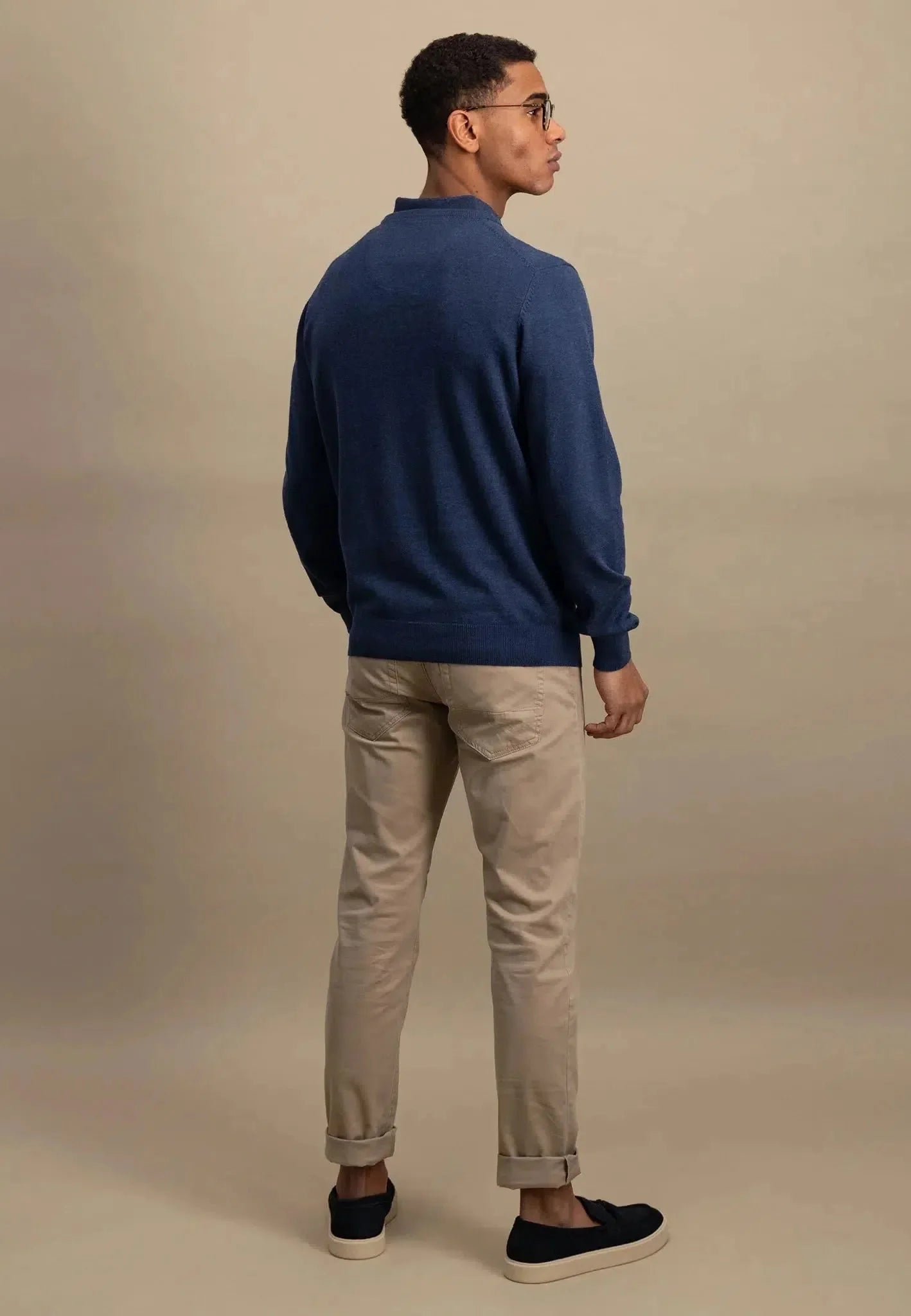 Fynch - Hatton Superfine Cotton Crewneck Knit Night – 1513210-680-S | Studio DOS by Designer Outlet Sales