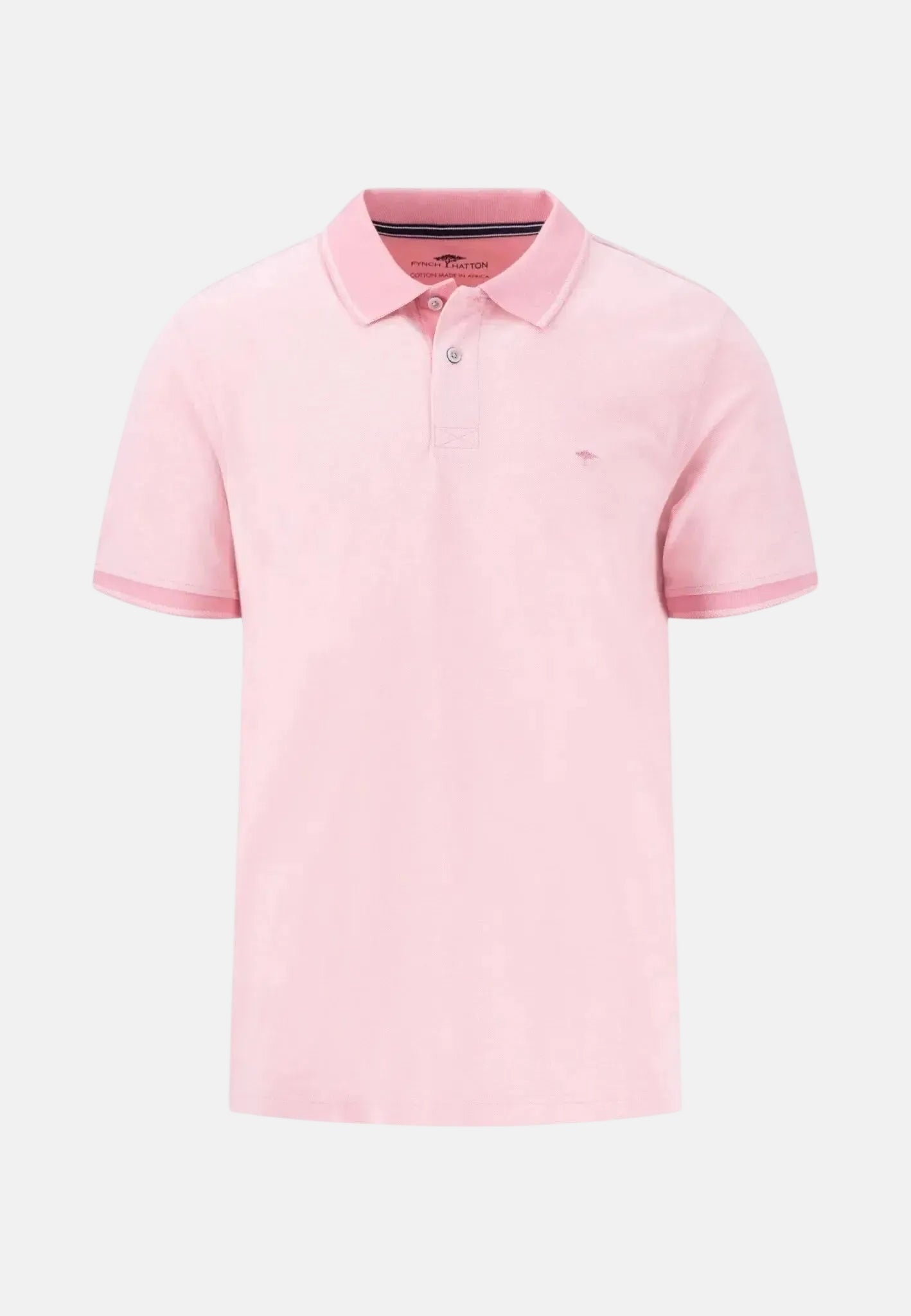 Fynch - Hatton Two Tone Pique Polo Shirt Peony – 15021904-461-S | Studio DOS by Designer Outlet Sales