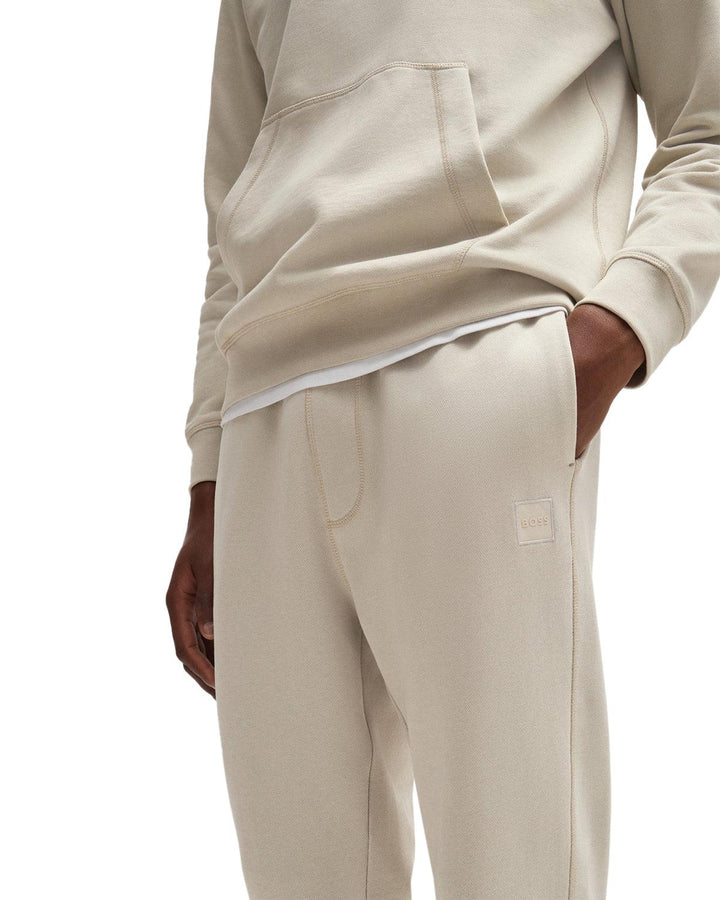 HUGO BOSS MENS HADIKO JOGGERS LIGHT BEIGE-Designer Outlet Sales