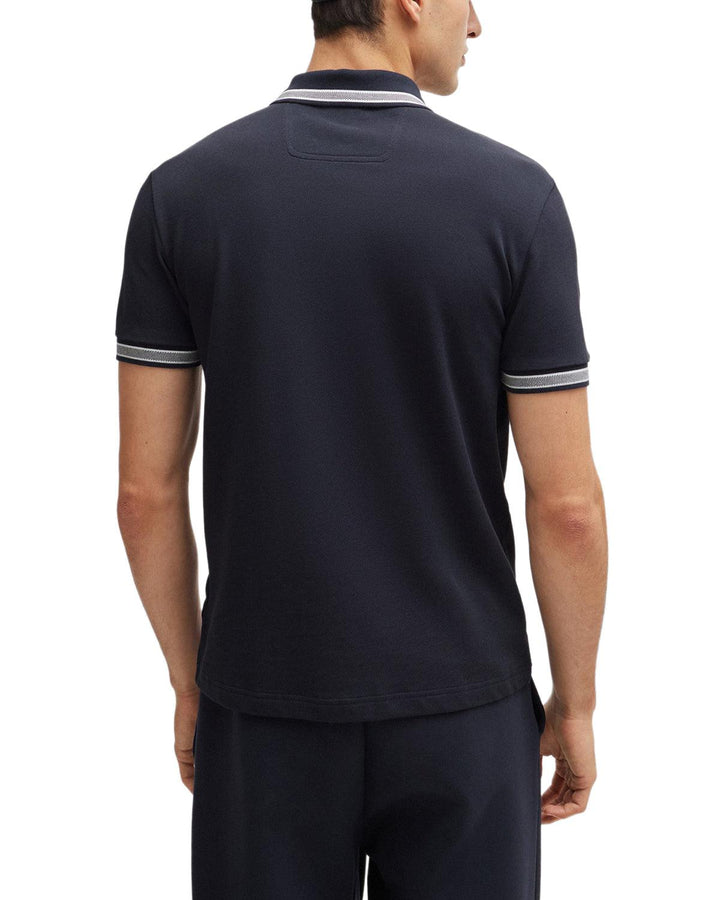 HUGO BOSS MENS PADDY POLO SHIRT NAVY-Designer Outlet Sales