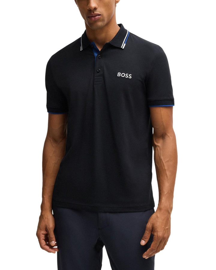 HUGO BOSS MENS PADDY PRO POLO SHIRT NAVY-Designer Outlet Sales