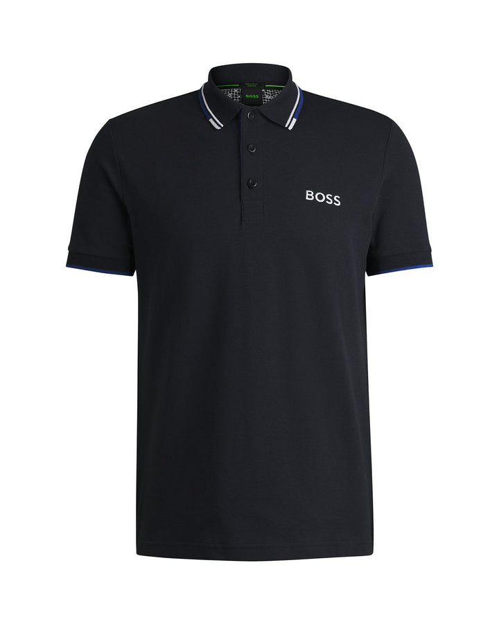 HUGO BOSS MENS PADDY PRO POLO SHIRT NAVY-Designer Outlet Sales