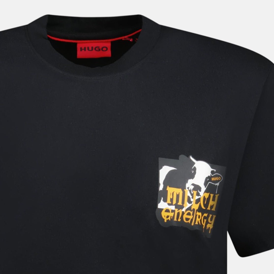 HUGO 'Milch Energy' T-Shirt Black – A32 | Studio DOS by Designer Outlet Sales