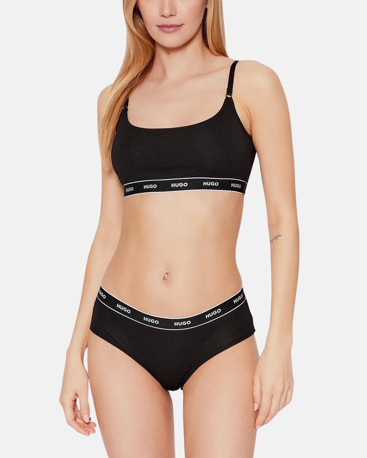 HUGO WOMENS 3 PACK HIPSTER BRIEFS BLACK – HUGO WOMENS 3 PACK HIPSTER BRIEFS BLACK-50469658-001-XS | Studio DOS by Designer Outlet Sales