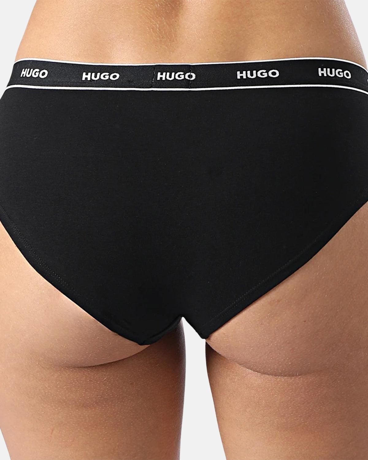 HUGO WOMENS 3 PACK HIPSTER BRIEFS NAVY BLACK BLUE – HUGO WOMENS 3 PACK HIPSTER BRIEFS NAVY BLACK BLUE-50469658-973-XS | Studio DOS by Designer Outlet Sales