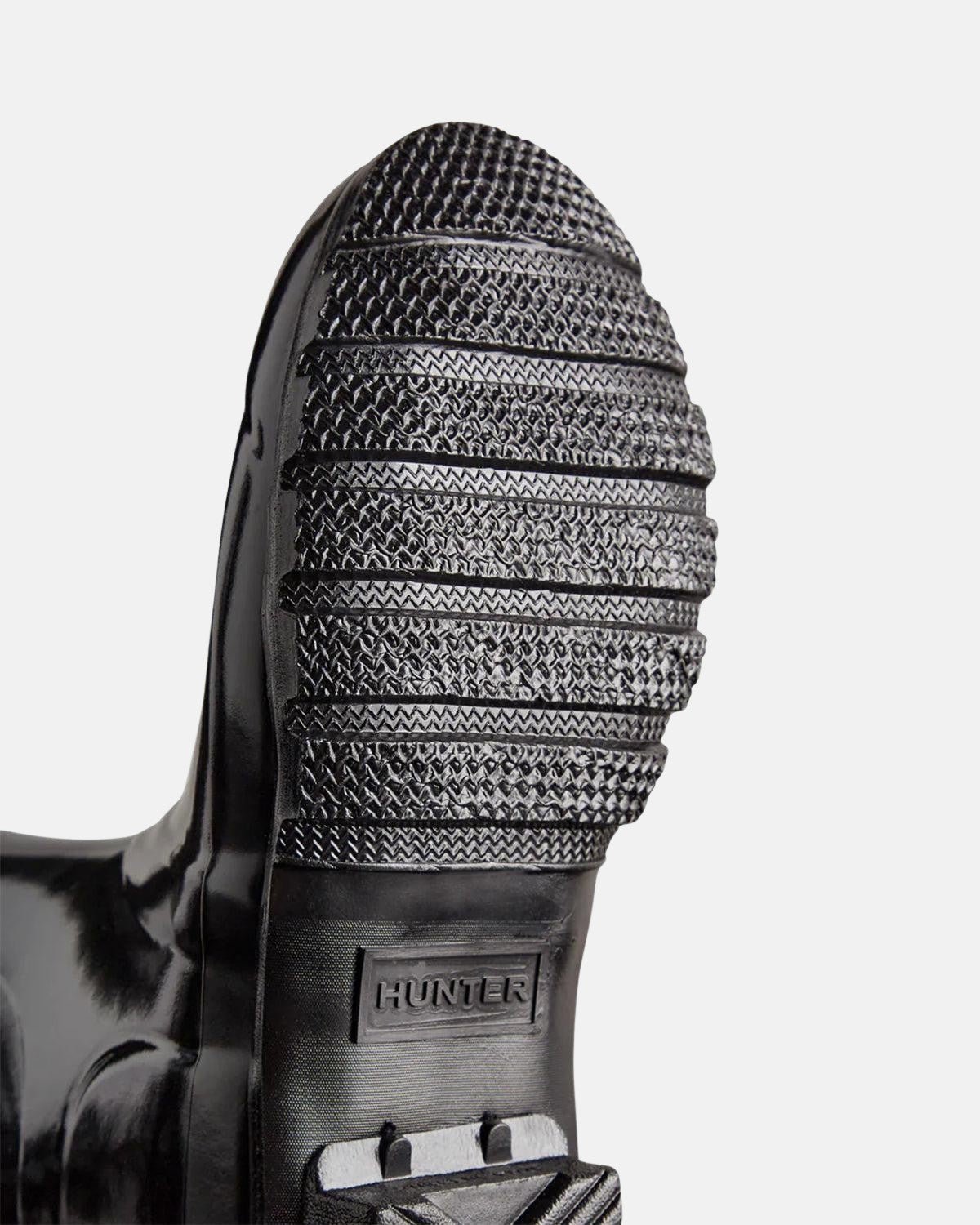 HUNTER WOMENS ORIGINAL TALL GLOSS BOOTS BLACK – HUNTER-WFT1000RGL-BLK-UK3 | Studio DOS by Designer Outlet Sales