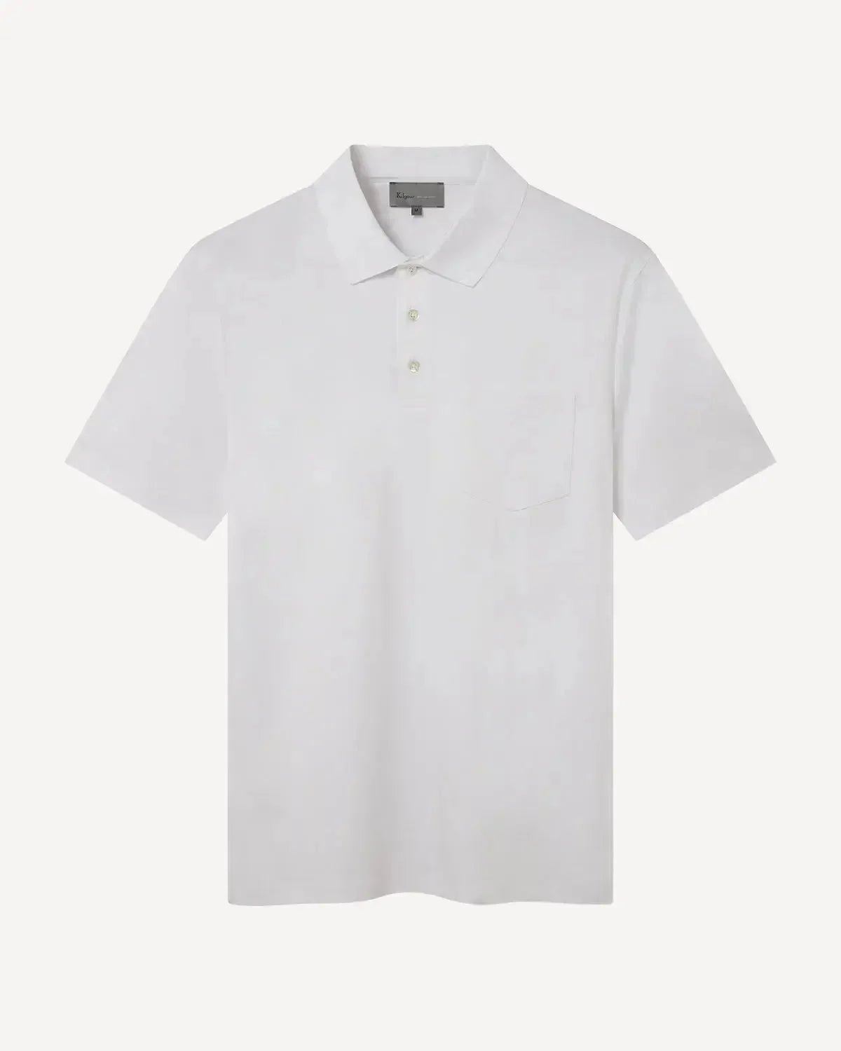 Kilgour Classic Fit Polo Shirt White – 40541-021-007 | Studio DOS by Designer Outlet Sales