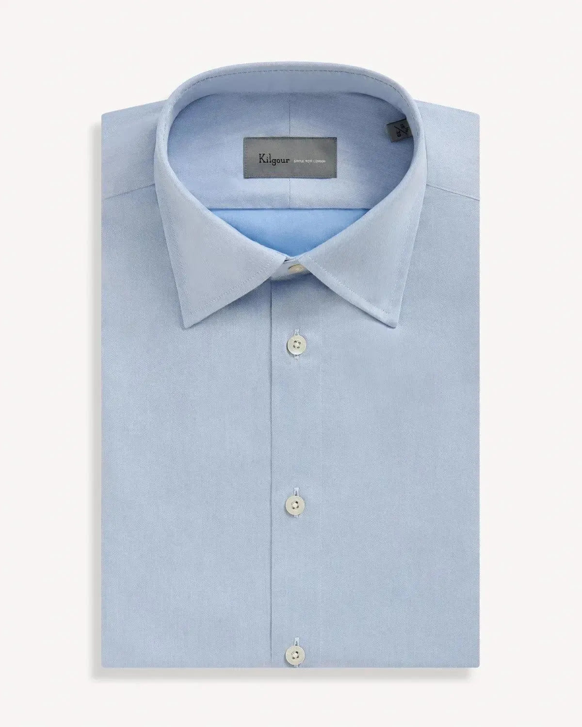 Kilgour Classic Twill Cotton Shirt Sky – 40541-027-025 | Studio DOS by Designer Outlet Sales