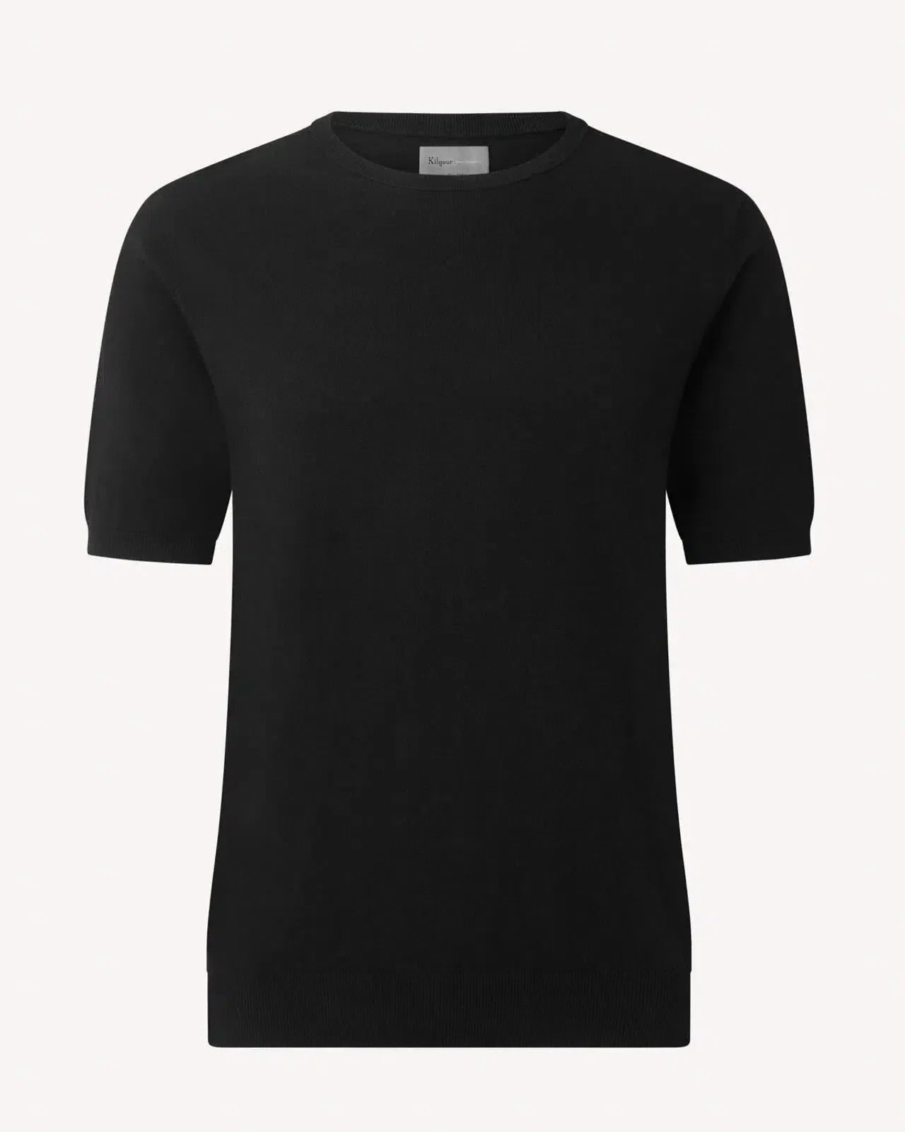 Kilgour Cotton Cashmere T-Shirt Black – 40541-003-006 | Studio DOS by Designer Outlet Sales