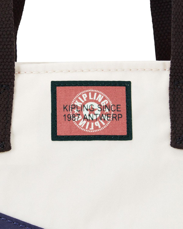 KIPLING MINTA TOTE SHOULDER BAG ULTIMATE NAVY BLOCK-Designer Outlet Sales