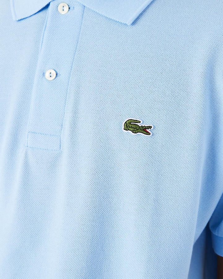 LACOSTE MENS L.12.12 POLO SHIRT PANORAMA BLUE-Designer Outlet Sales