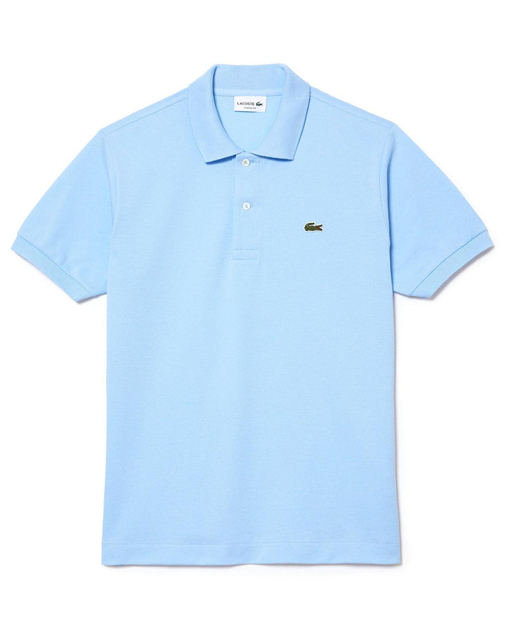 LACOSTE MENS L.12.12 POLO SHIRT PANORAMA BLUE-Designer Outlet Sales