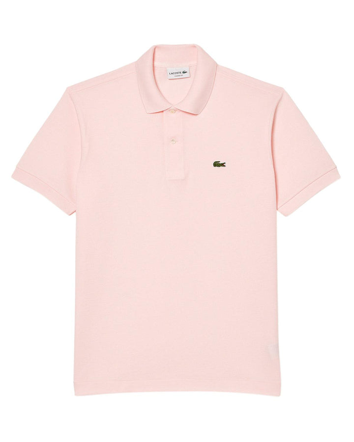 LACOSTE MENS ORIGINAL L.12.12 POLO SHIRT LIGHT PINK-Designer Outlet Sales