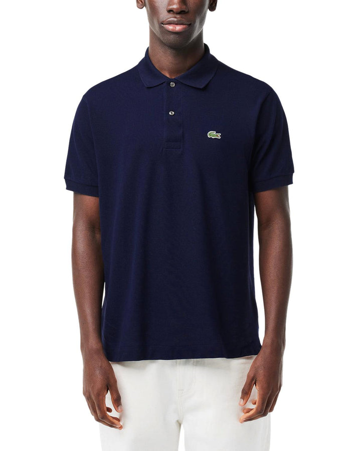 LACOSTE MENS ORIGINAL L.12.12 POLO SHIRT MIDNIGHT BLUE-Designer Outlet Sales