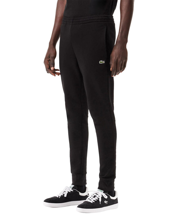 LACOSTE MENS SIGNATURE JOGGERS BLACK-Designer Outlet Sales