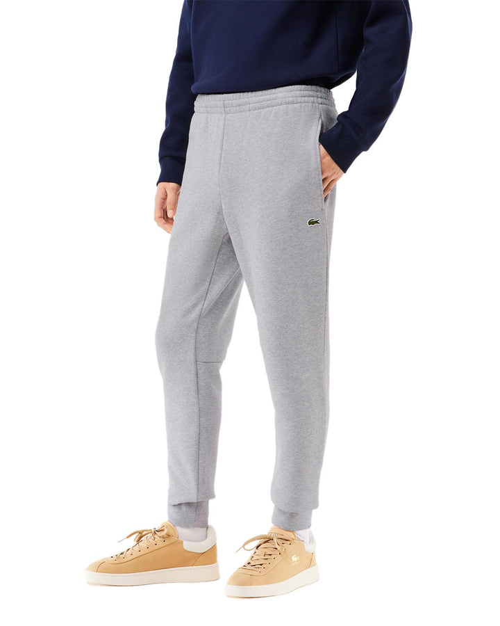 LACOSTE MENS SIGNATURE JOGGERS GREY CHINE-Designer Outlet Sales