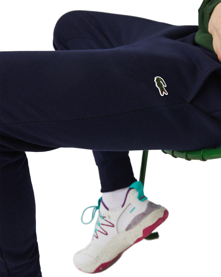 LACOSTE MENS SIGNATURE JOGGERS MIDNIGHT BLUE-Designer Outlet Sales