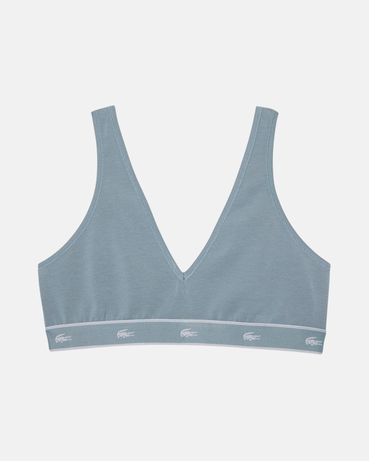 LACOSTE WOMENS ESSENTIAL STRETCH COTTON TRIANGLE BRALETTE GREY – LACOSTE WOMENS ESSENTIAL STRETCH COTTON TRIANGLE BRALETTE GREY-IF8169-N41-XS | Studio DOS by Designer Outlet Sales