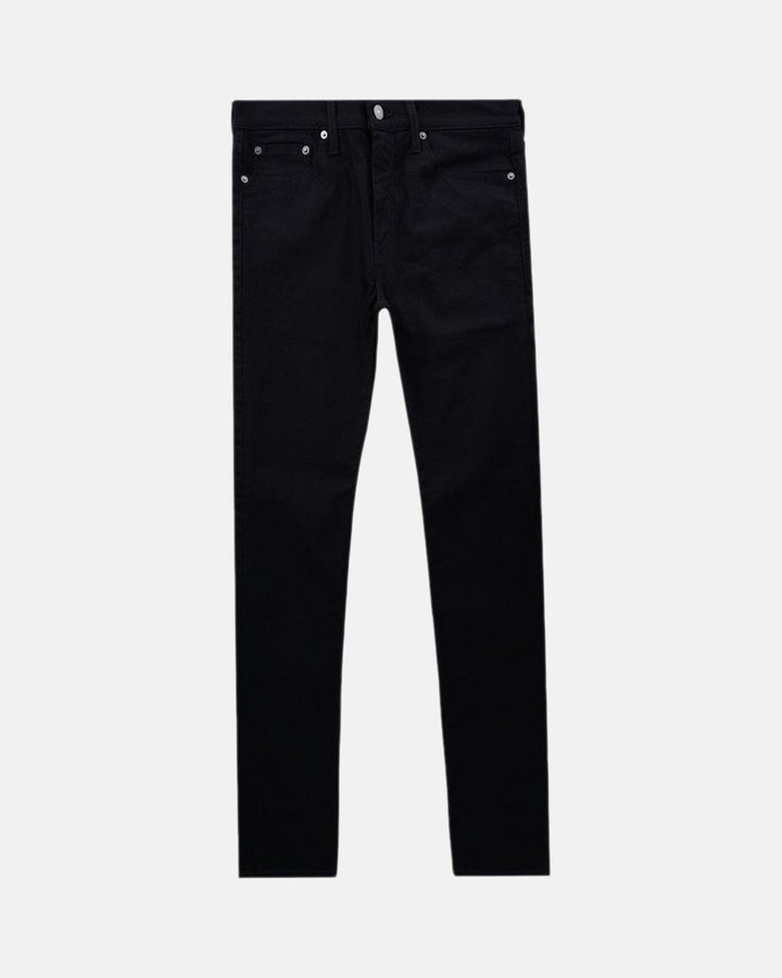 LEVIS MENS 502 TAPPERED JEANS NIGHTSHINE BLACK-Designer Outlet Sales