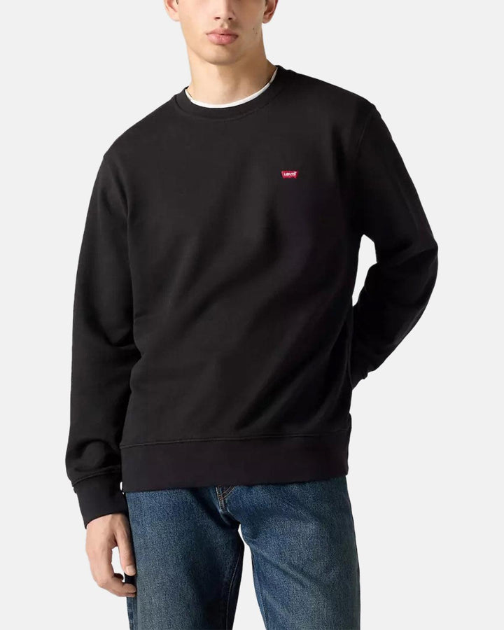 LEVIS MENS NEW ORIGINAL SWEATSHIRT MINERAL BLACK-Designer Outlet Sales