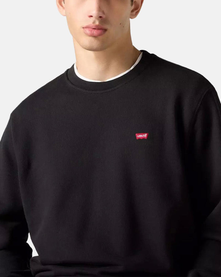 LEVIS MENS NEW ORIGINAL SWEATSHIRT MINERAL BLACK-Designer Outlet Sales