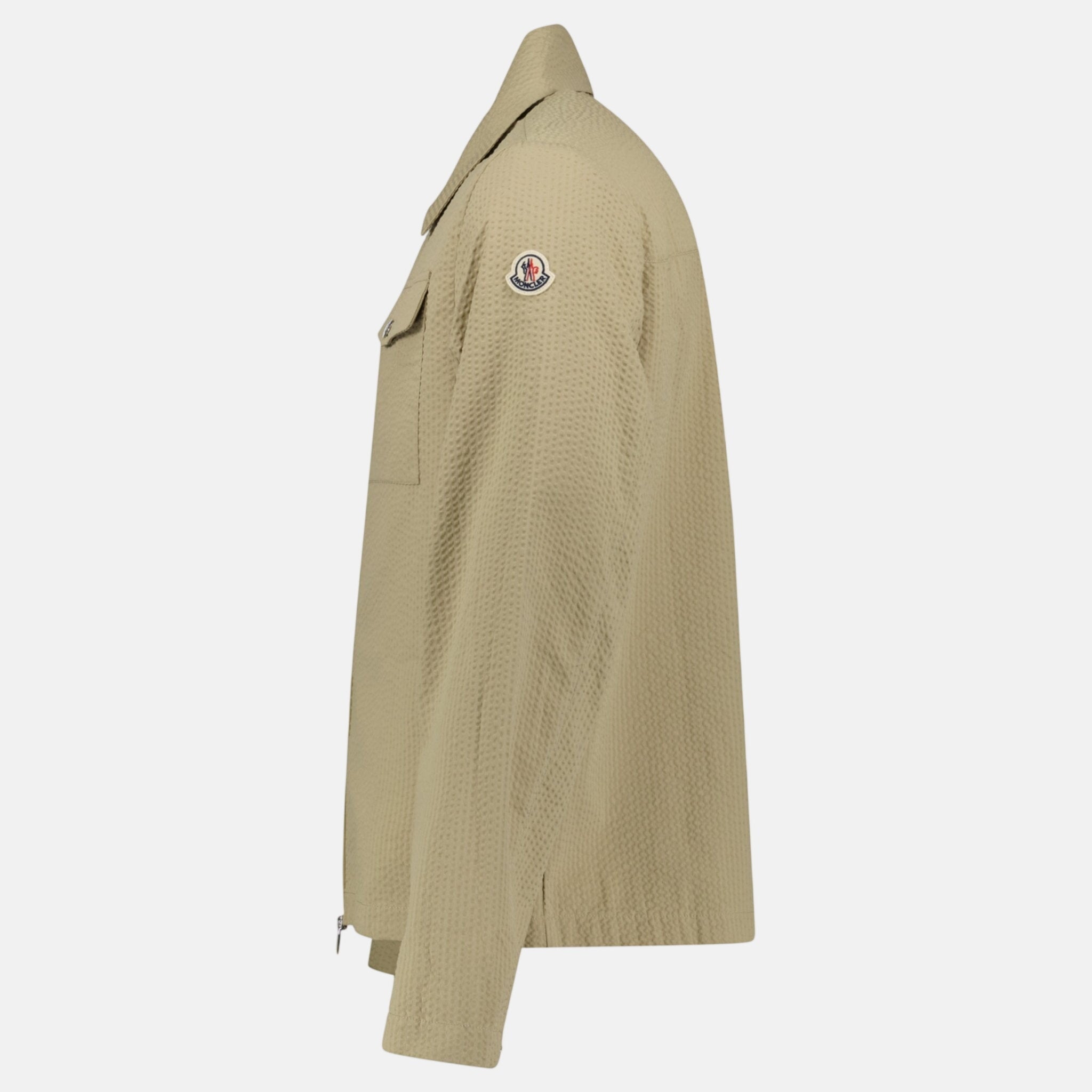 Moncler Camicia Overshirt Beige – G14 | Studio DOS by Designer Outlet Sales