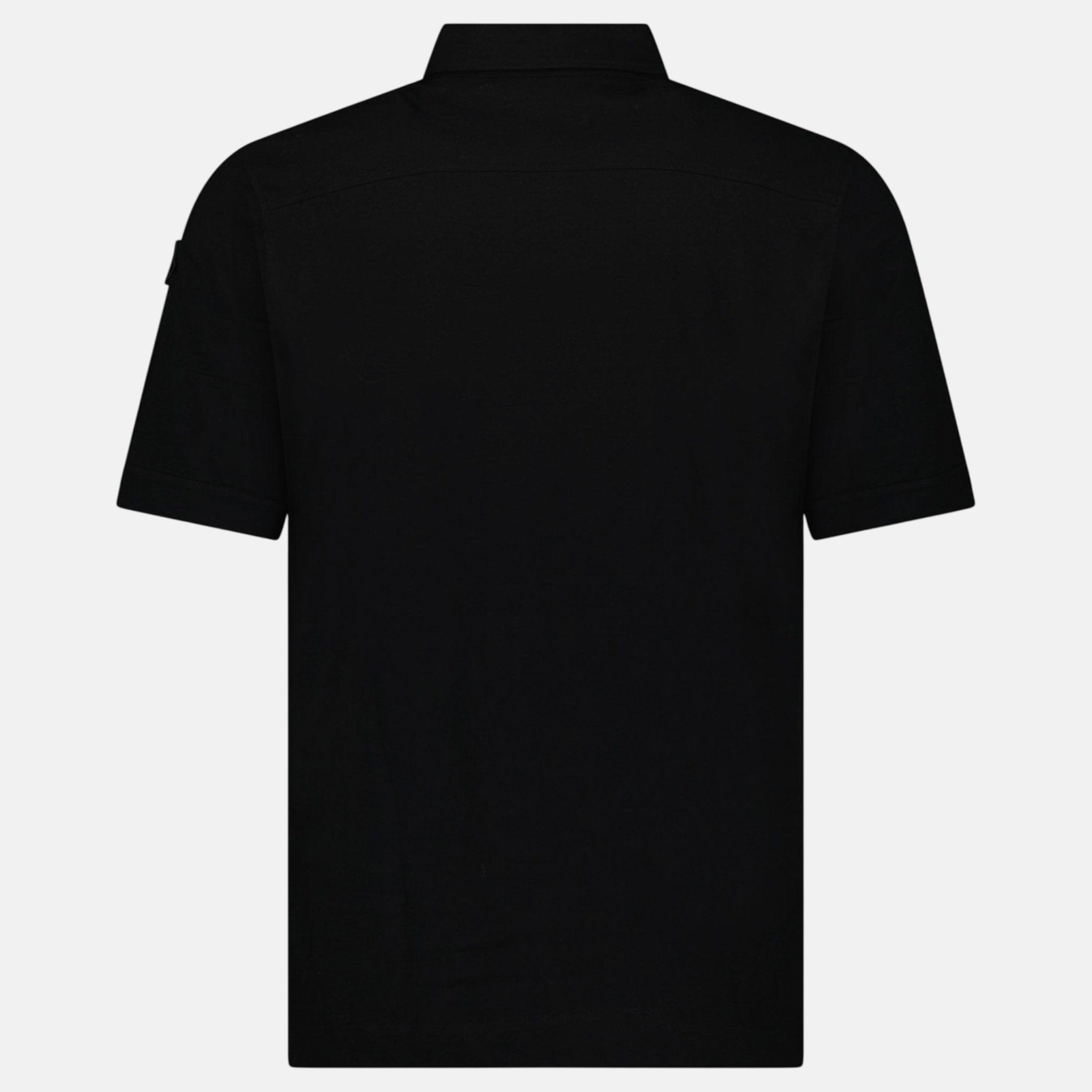 Moncler Edit Short Sleeve Polo Shirt Black – G11 | Studio DOS by Designer Outlet Sales