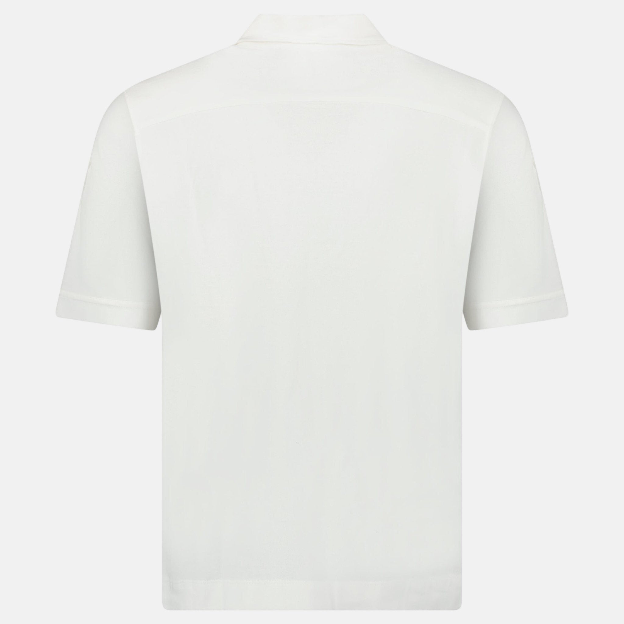 Moncler Edit Short Sleeve Polo Shirt White – G14 | Studio DOS by Designer Outlet Sales