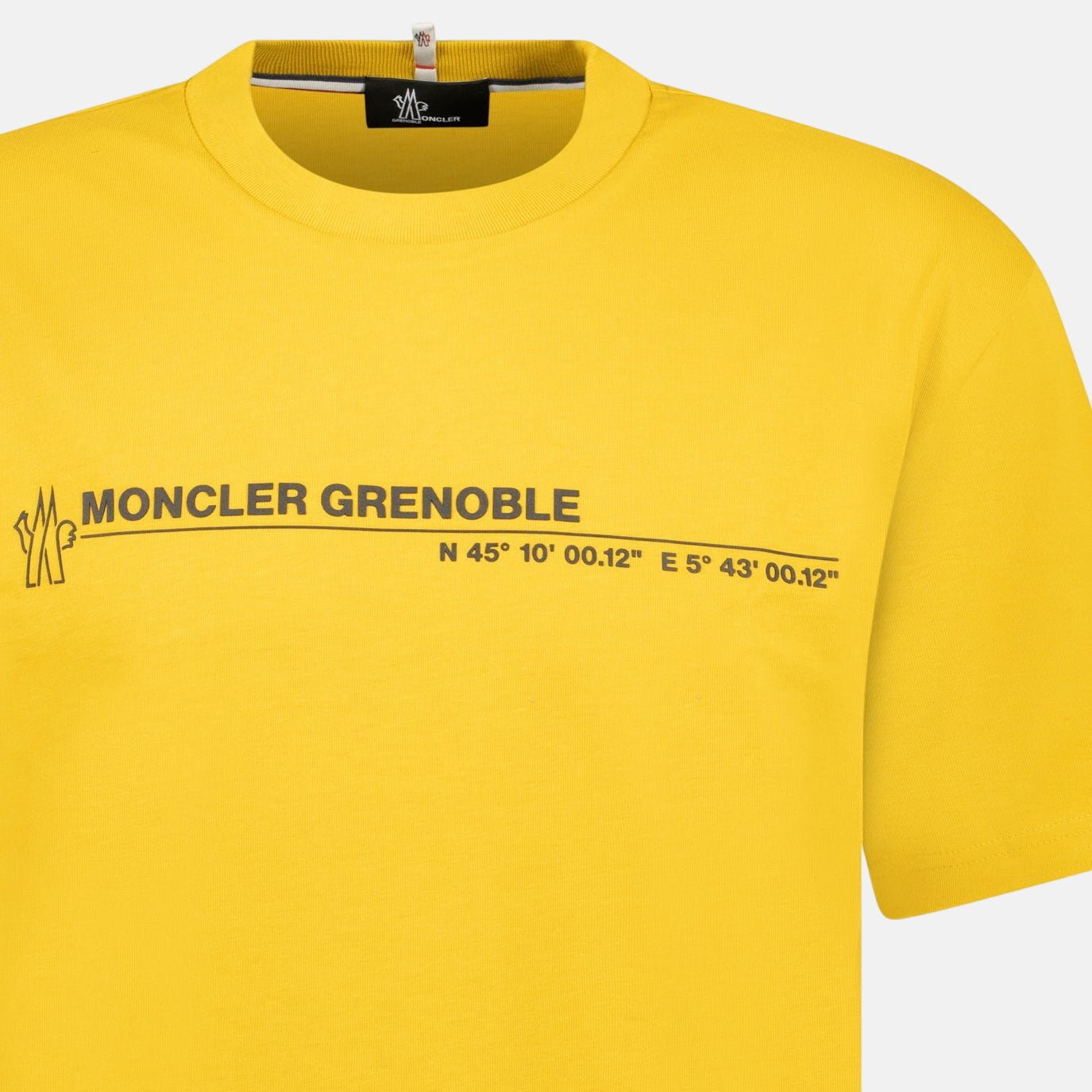 Moncler Grenoble Logo Cotton Jersey T-Shirt Yellow – A9 | Studio DOS by Designer Outlet Sales