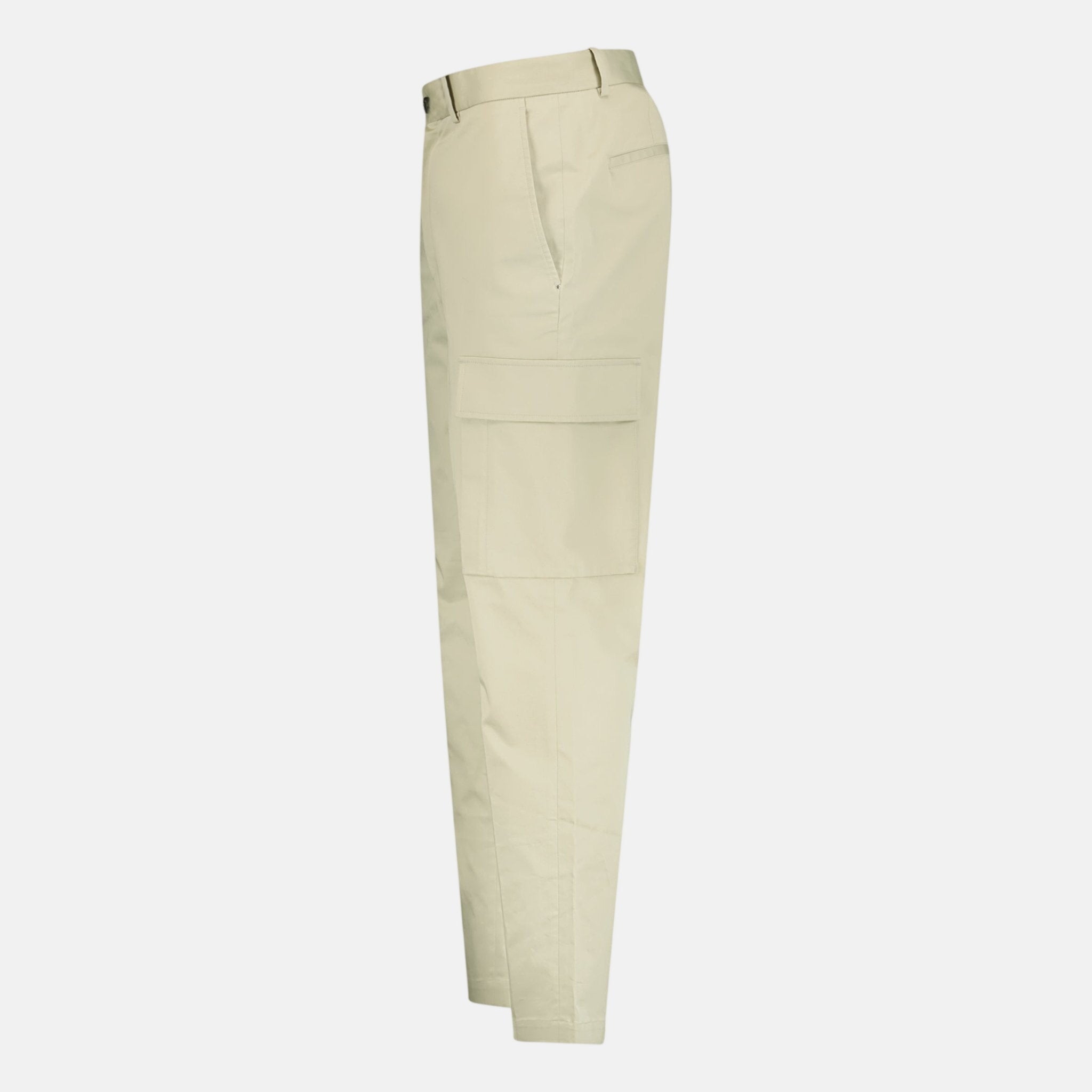 Moncler Logo Cargo Trousers Beige – A67 | Studio DOS by Designer Outlet Sales