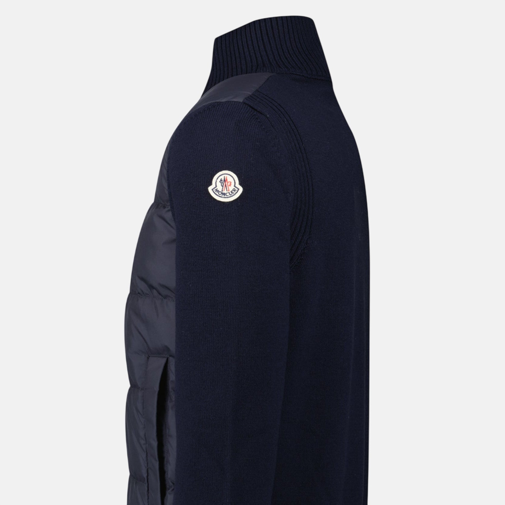 Moncler Padded Zip - Up Cardigan Navy – G31 | Studio DOS by Designer Outlet Sales