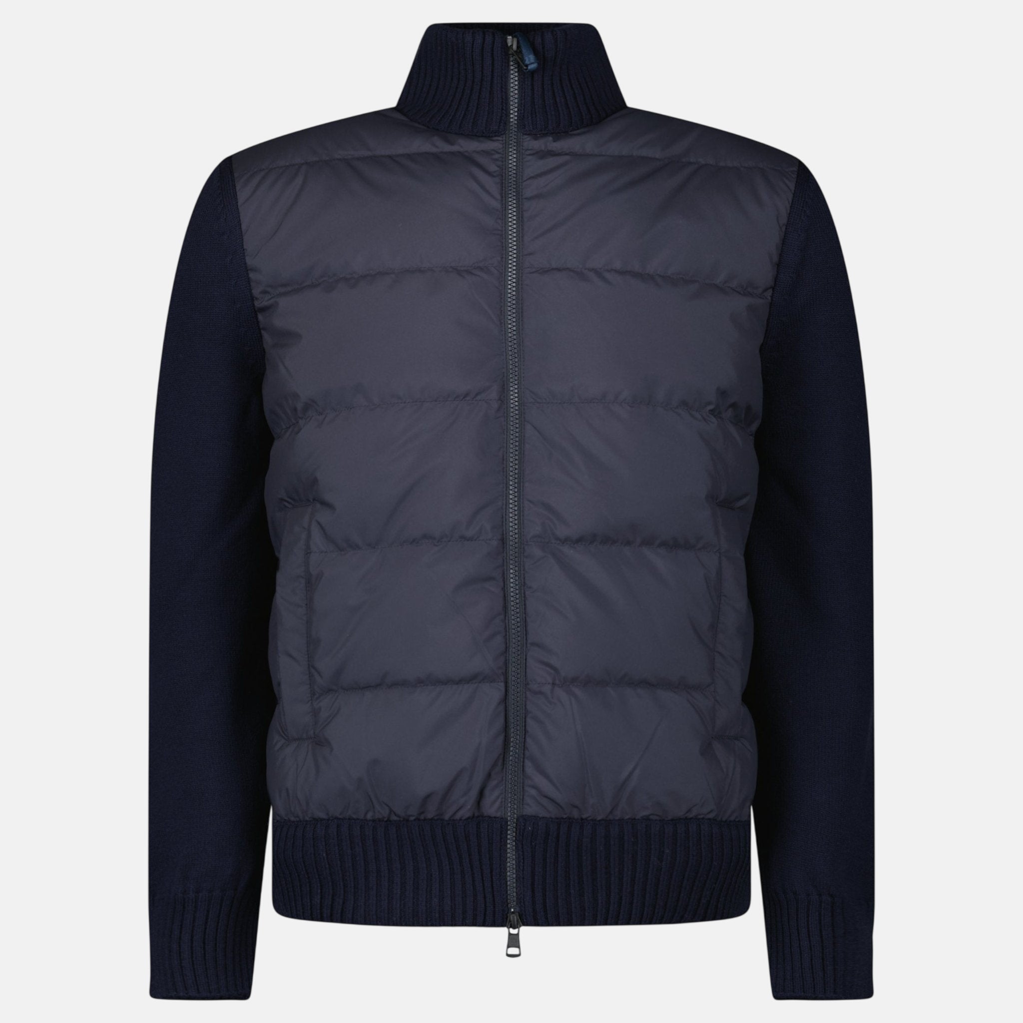 Moncler Padded Zip - Up Cardigan Navy – G31 | Studio DOS by Designer Outlet Sales