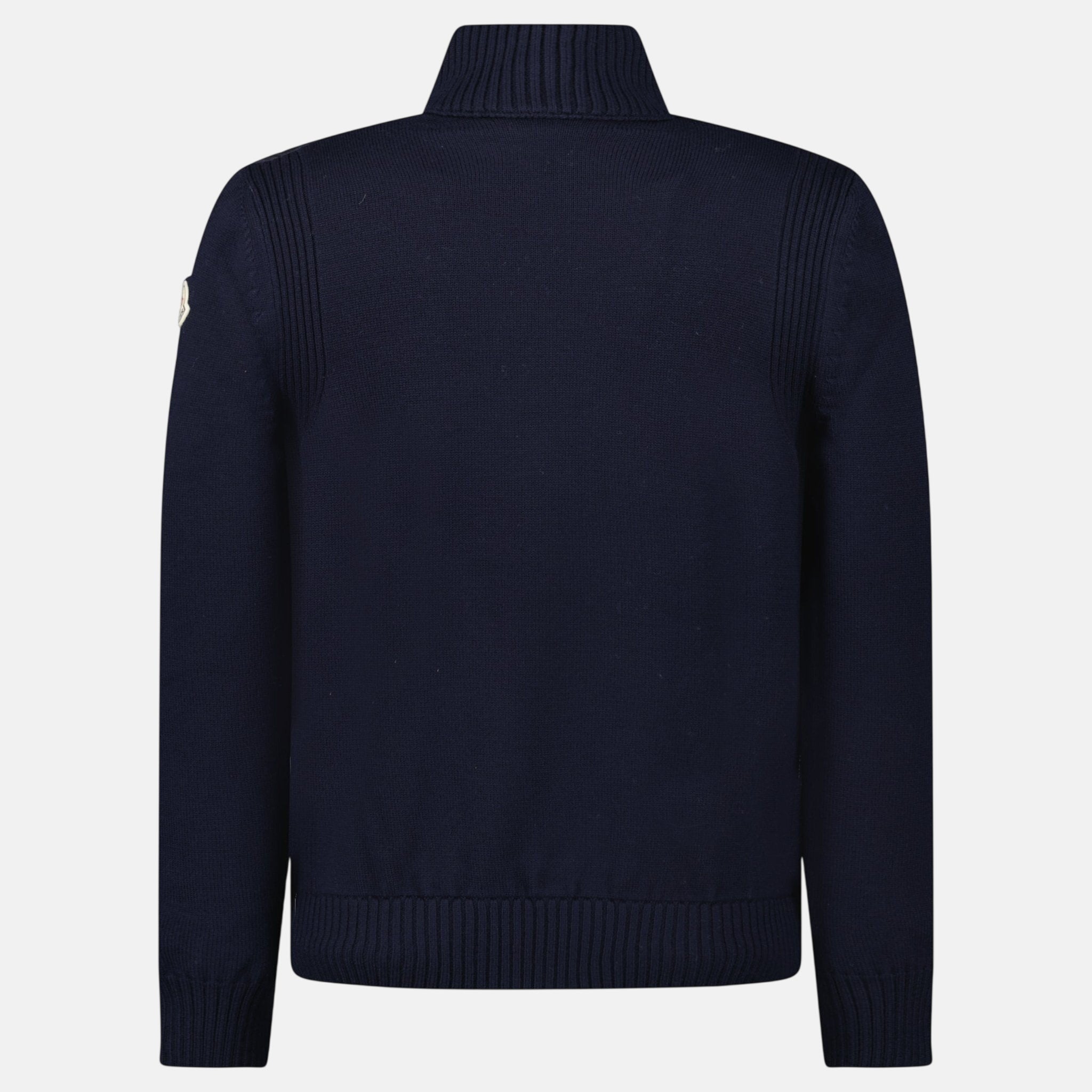 Moncler Padded Zip - Up Cardigan Navy – G31 | Studio DOS by Designer Outlet Sales