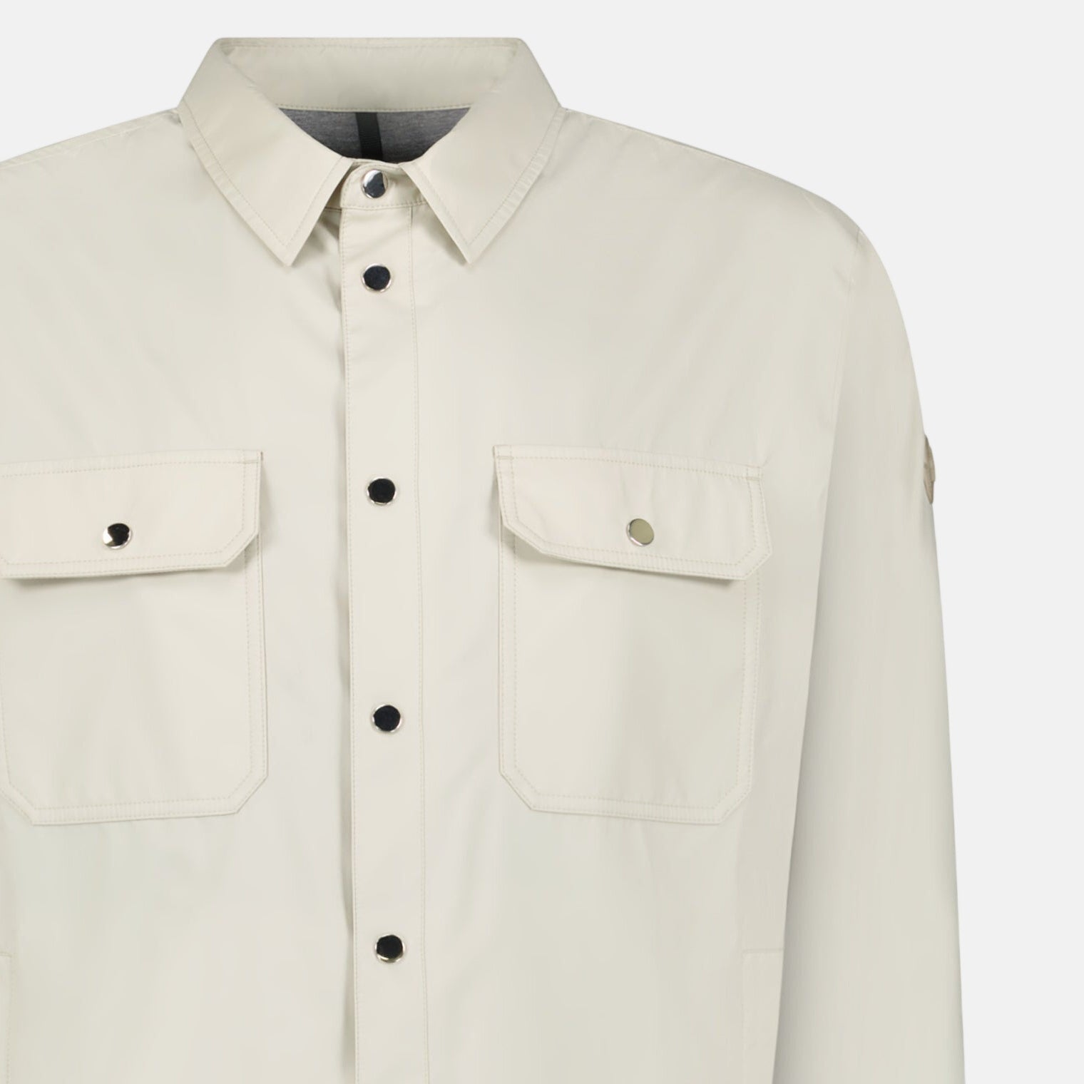 Moncler Piz Shirt Jacket Light Beige – G26 | Studio DOS by Designer Outlet Sales