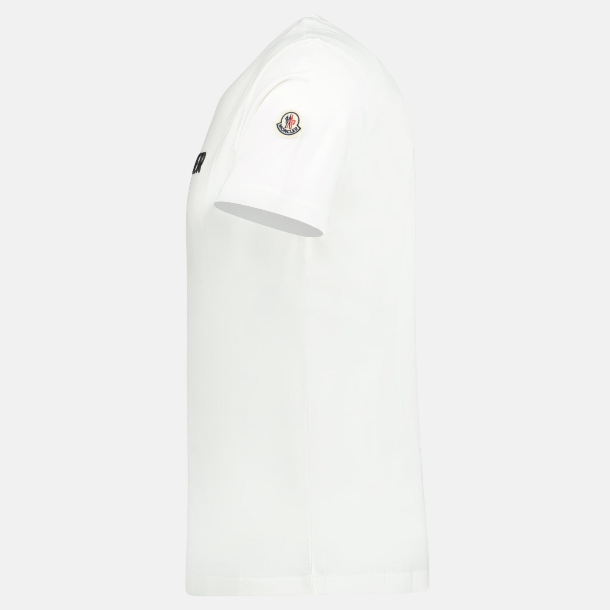 Moncler Rubber Logo Printed T-Shirt White – A14 | Studio DOS by Designer Outlet Sales