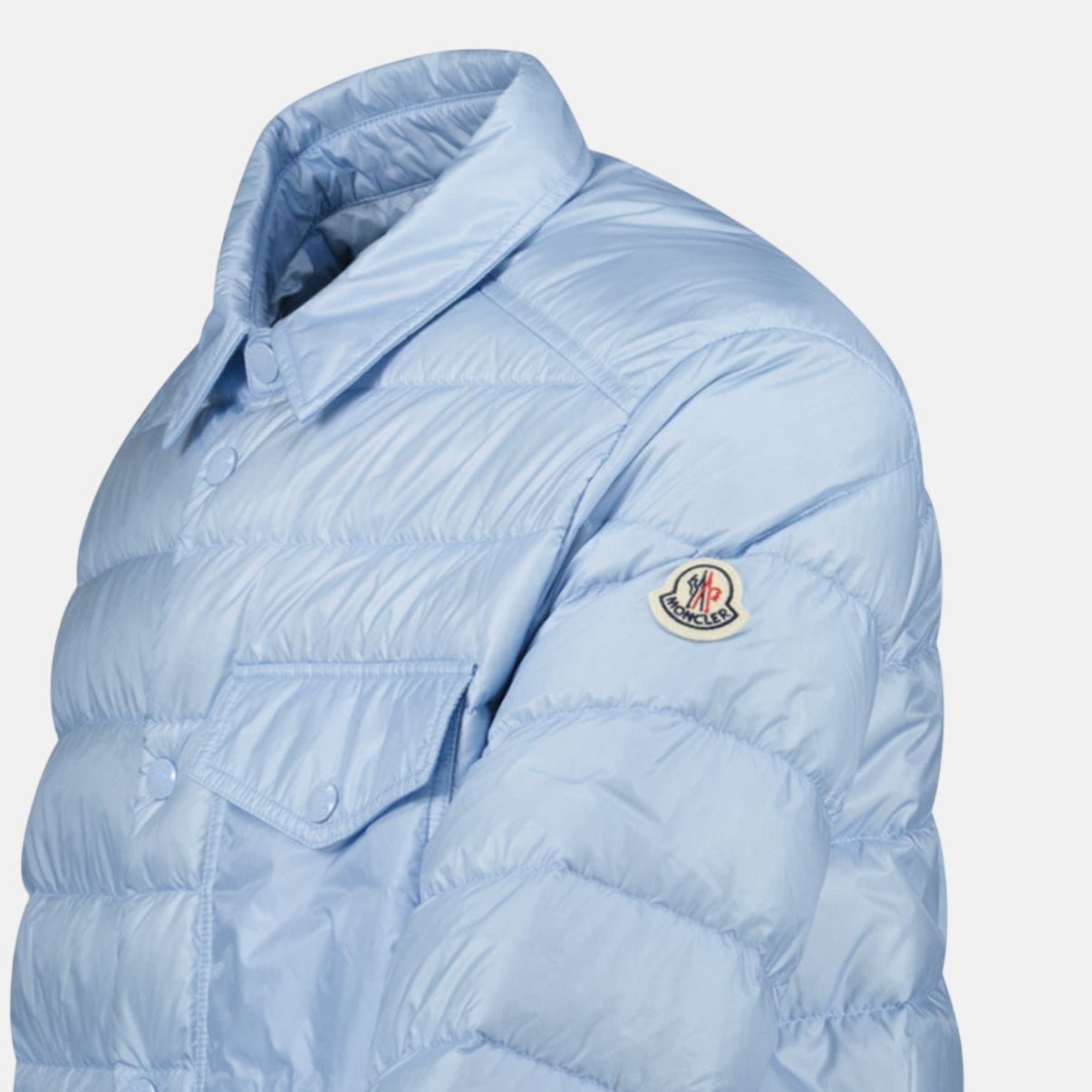 Moncler Tenibres Down Shirt Jacket Sky Blue – Rail 4 U | Studio DOS by Designer Outlet Sales