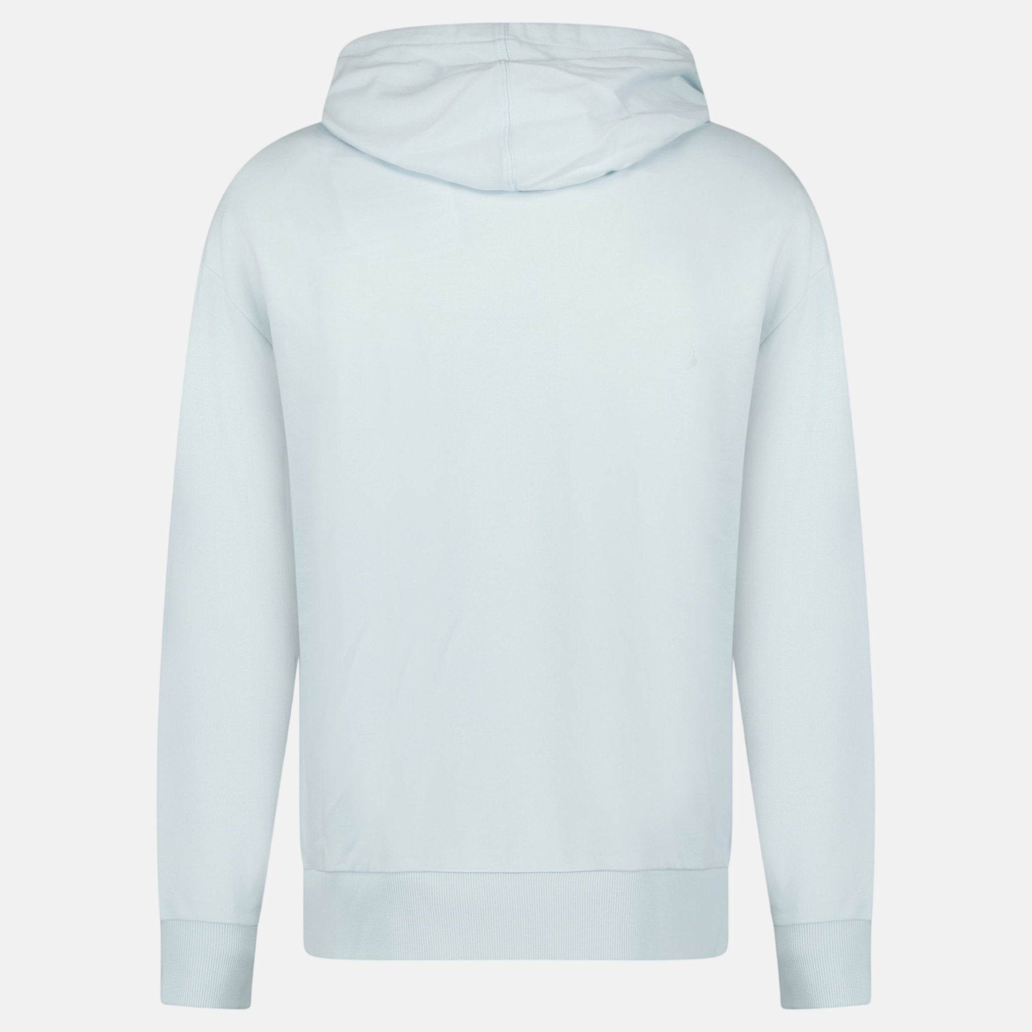 Moncler Womens Embroidered Logo Hoodie Light Blue – O9 | Studio DOS by Designer Outlet Sales