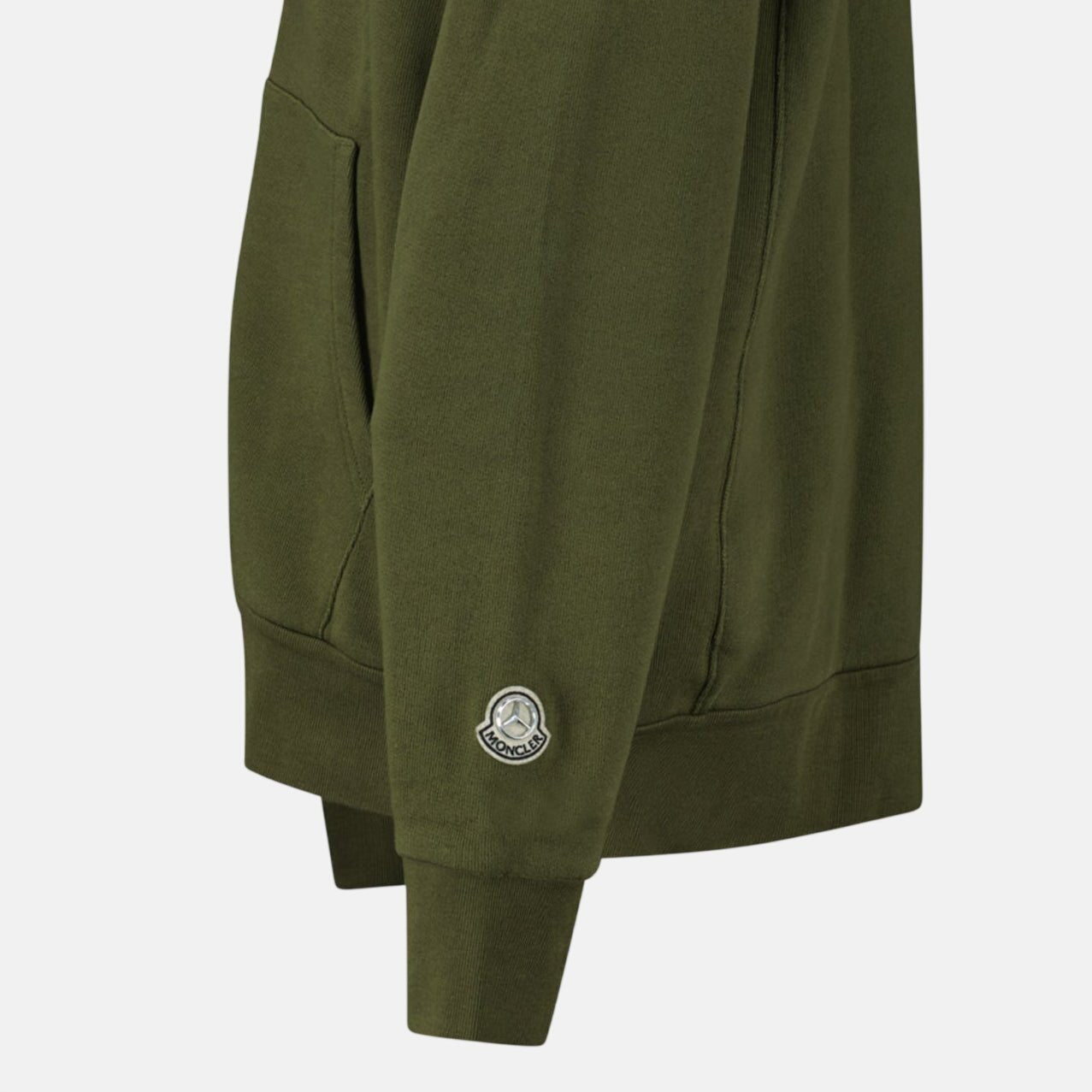 Moncler x Mercedes - Benz by Nigo Long Sleeve Zip Hoodie Khaki Green – G38 | Studio DOS by Designer Outlet Sales