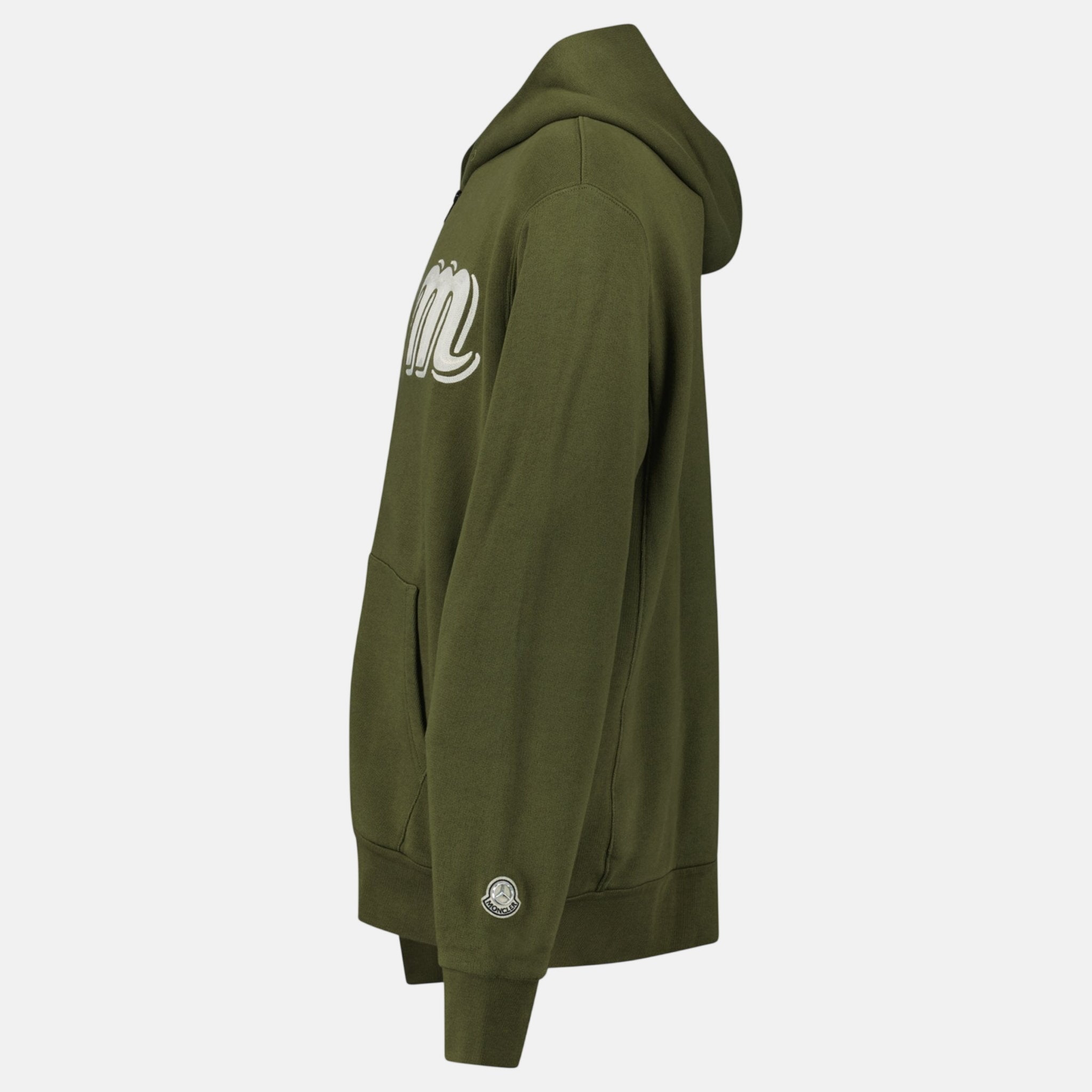 Moncler x Mercedes - Benz by Nigo Long Sleeve Zip Hoodie Khaki Green – G38 | Studio DOS by Designer Outlet Sales