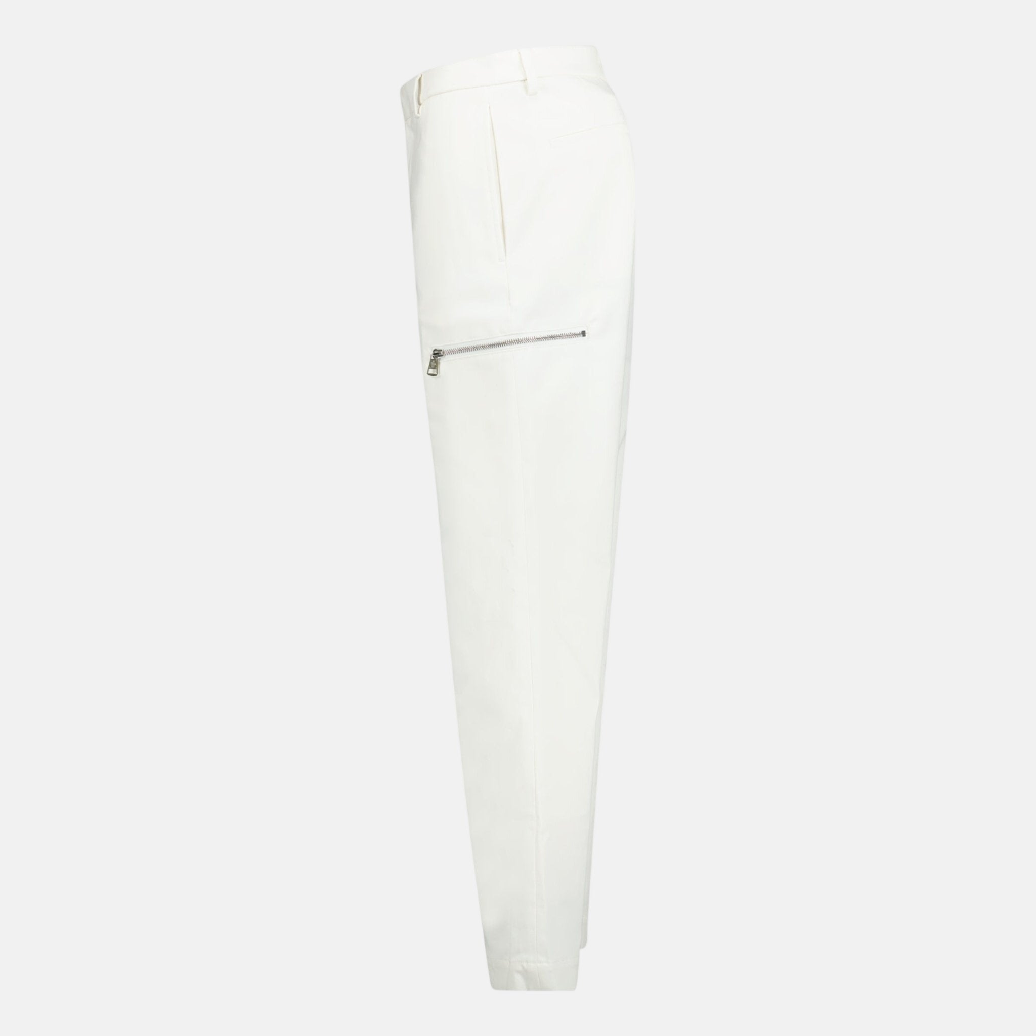 Moncler Zip Trousers White – A43 | Studio DOS by Designer Outlet Sales