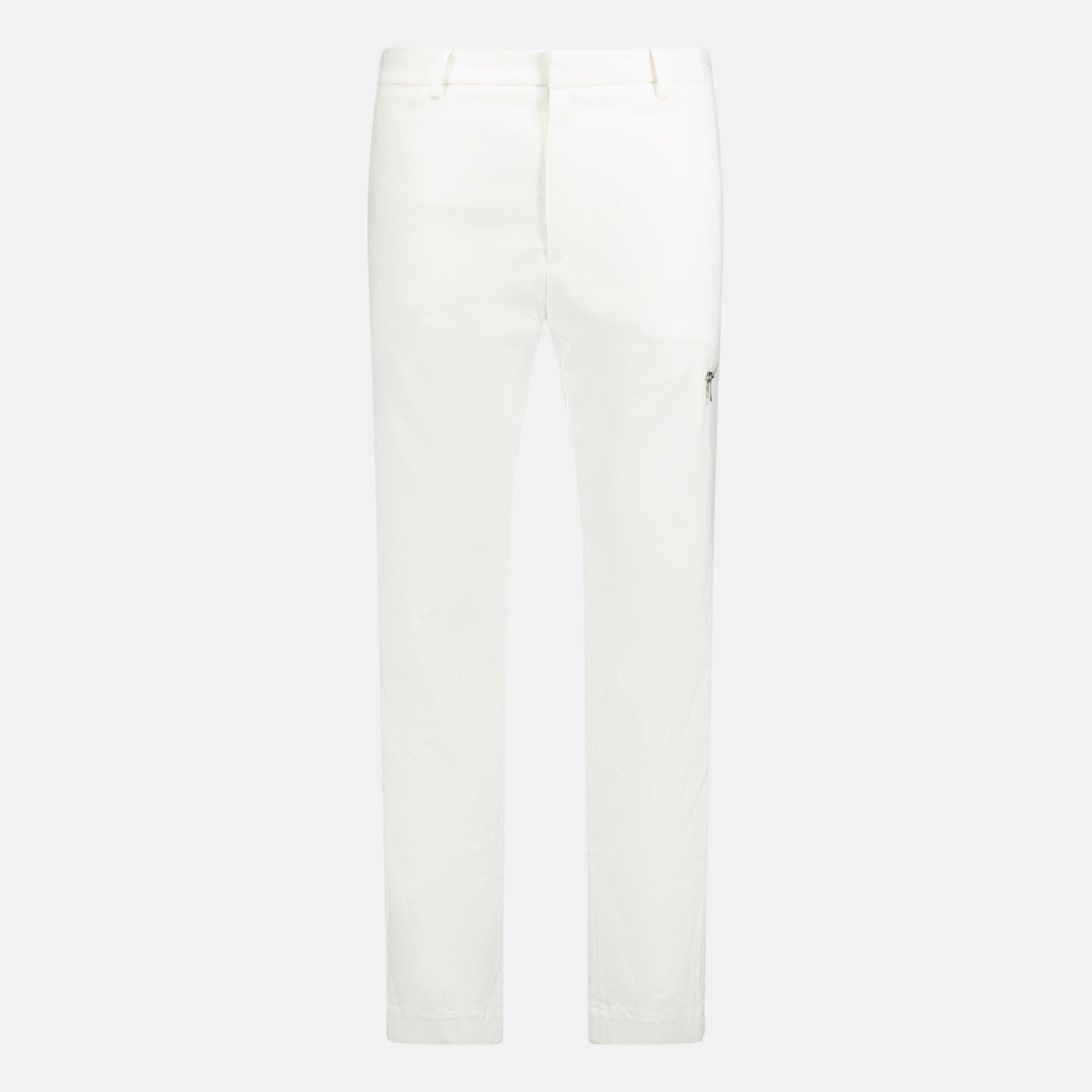 Moncler Zip Trousers White – A43 | Studio DOS by Designer Outlet Sales