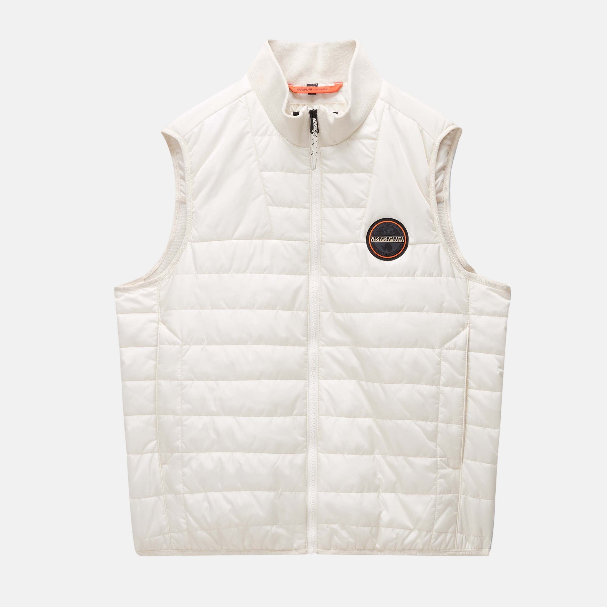 Napapijri Mens Tosa Vest Gilet Off White Beige – SPR574-M | Studio DOS by Designer Outlet Sales