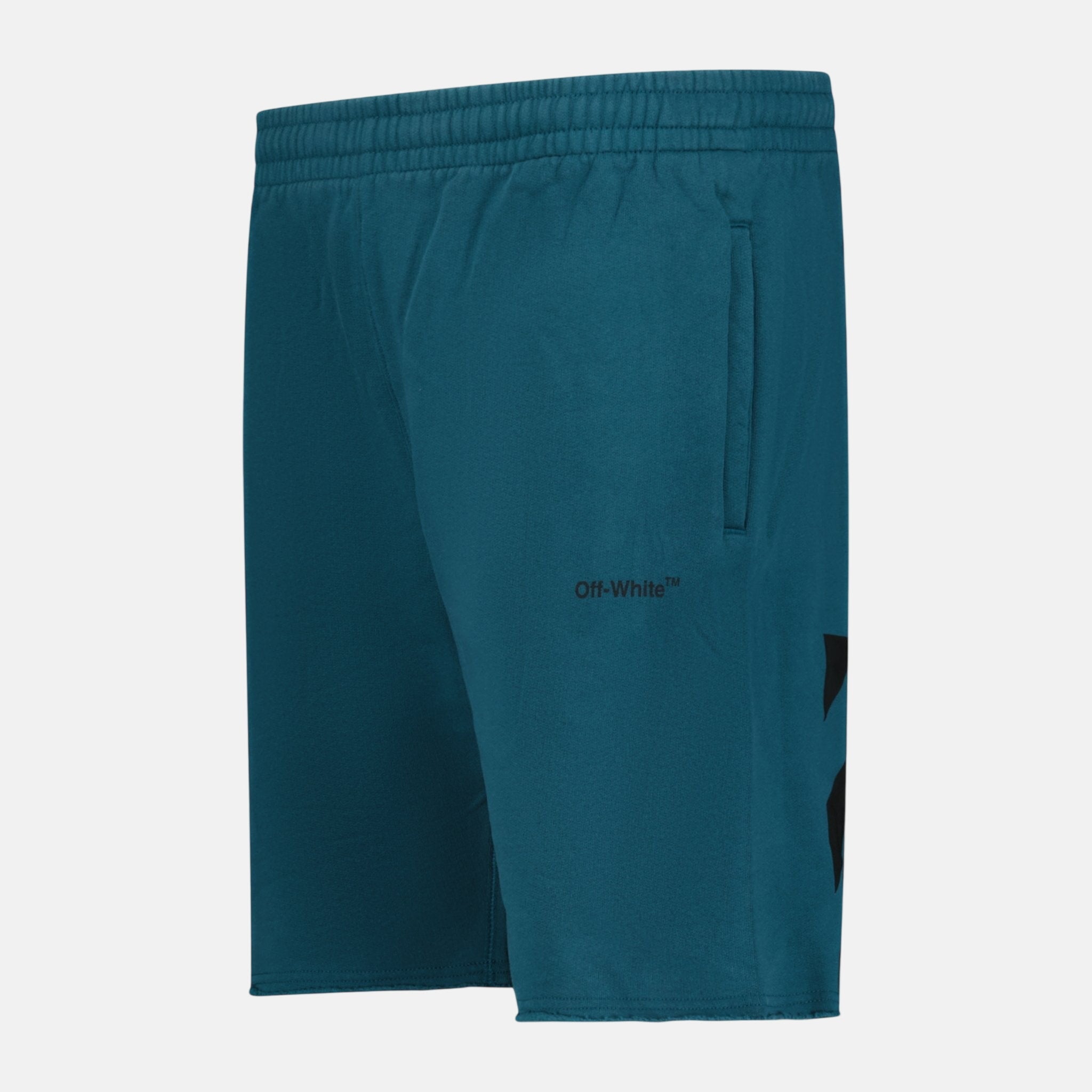 Off - White Diag Helvetica Bermuda Shorts Duck Green – A5 | Studio DOS by Designer Outlet Sales