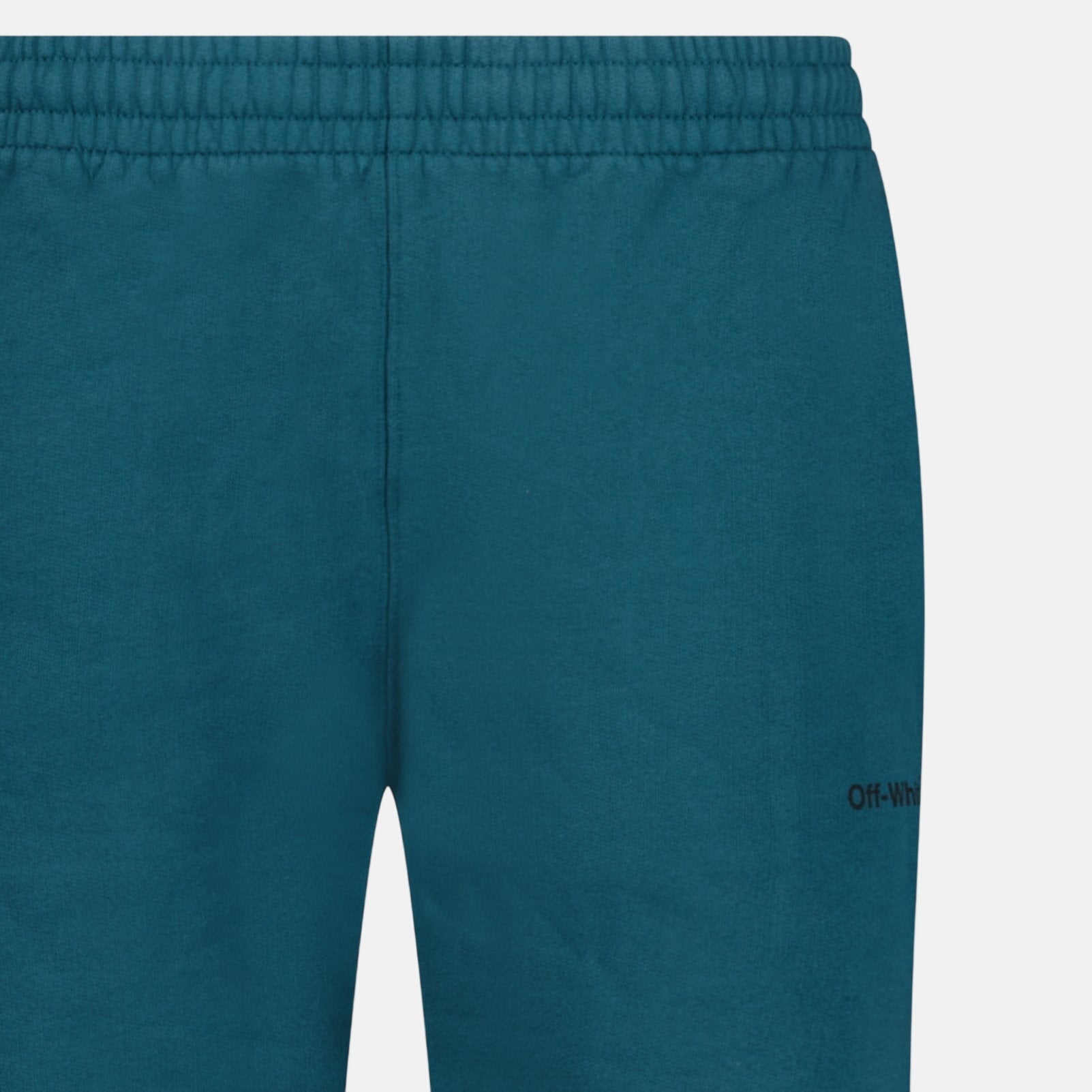 Off - White Diag Helvetica Bermuda Shorts Duck Green – A5 | Studio DOS by Designer Outlet Sales