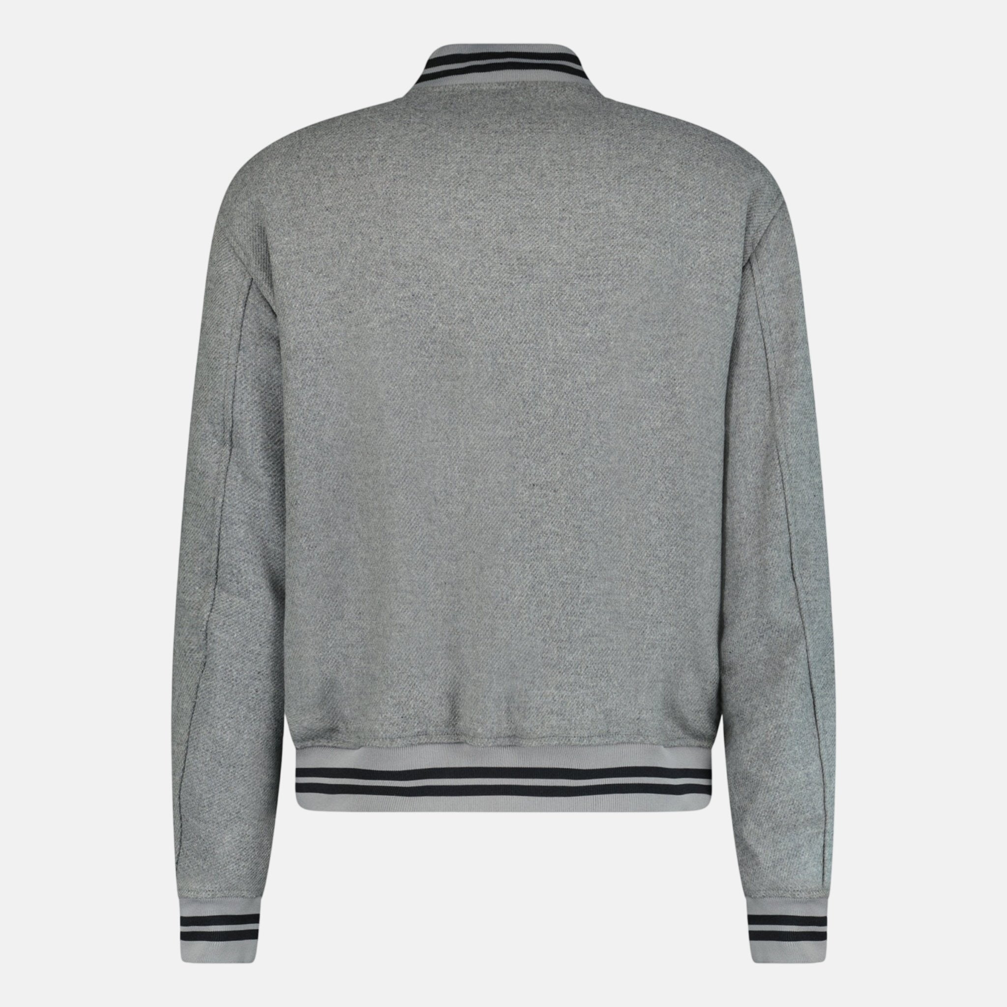 Off - White Diagonal Outline Varsity Jacket Grey – RAIL 3 | Studio DOS by Designer Outlet Sales