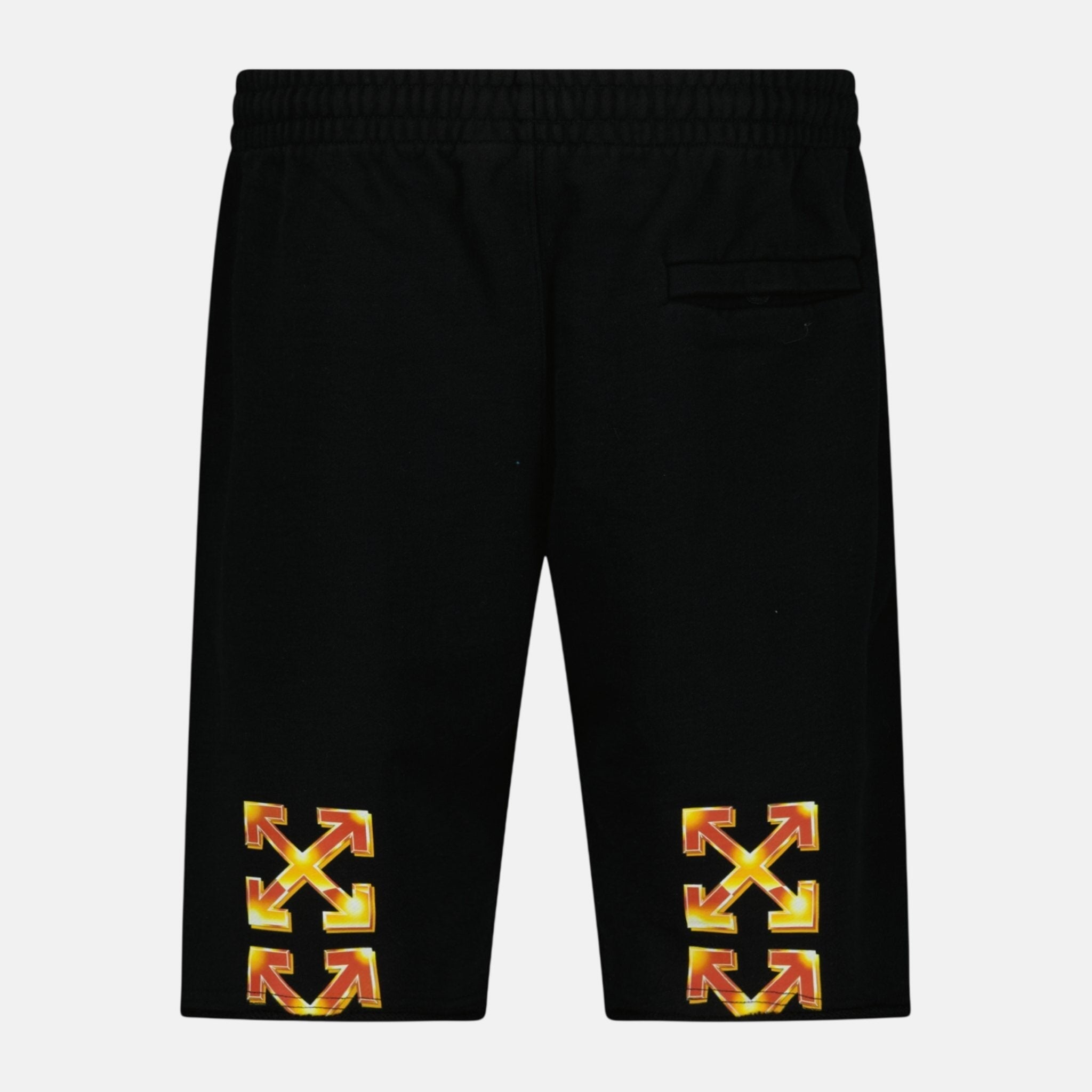 Off - White Gold Metal Arrow Shorts Black – E5 | Studio DOS by Designer Outlet Sales