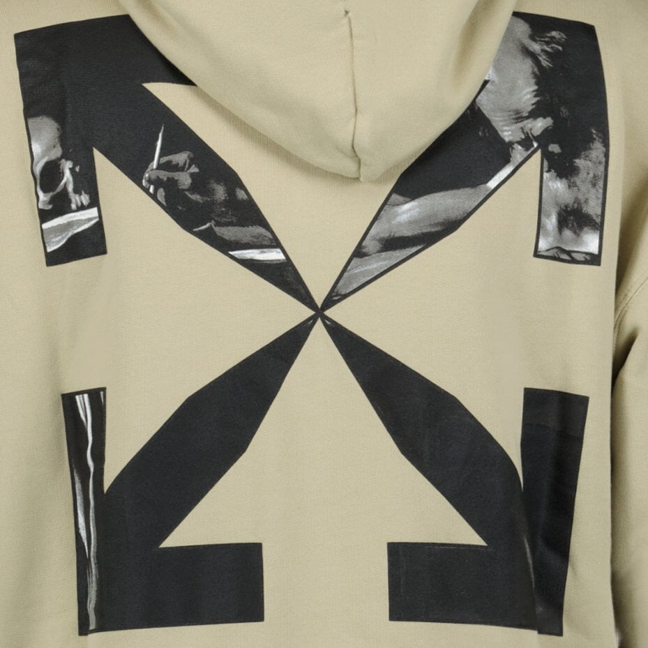 Off - White Hooded Sweatshirt Light Beige – A13 | Studio DOS by Designer Outlet Sales