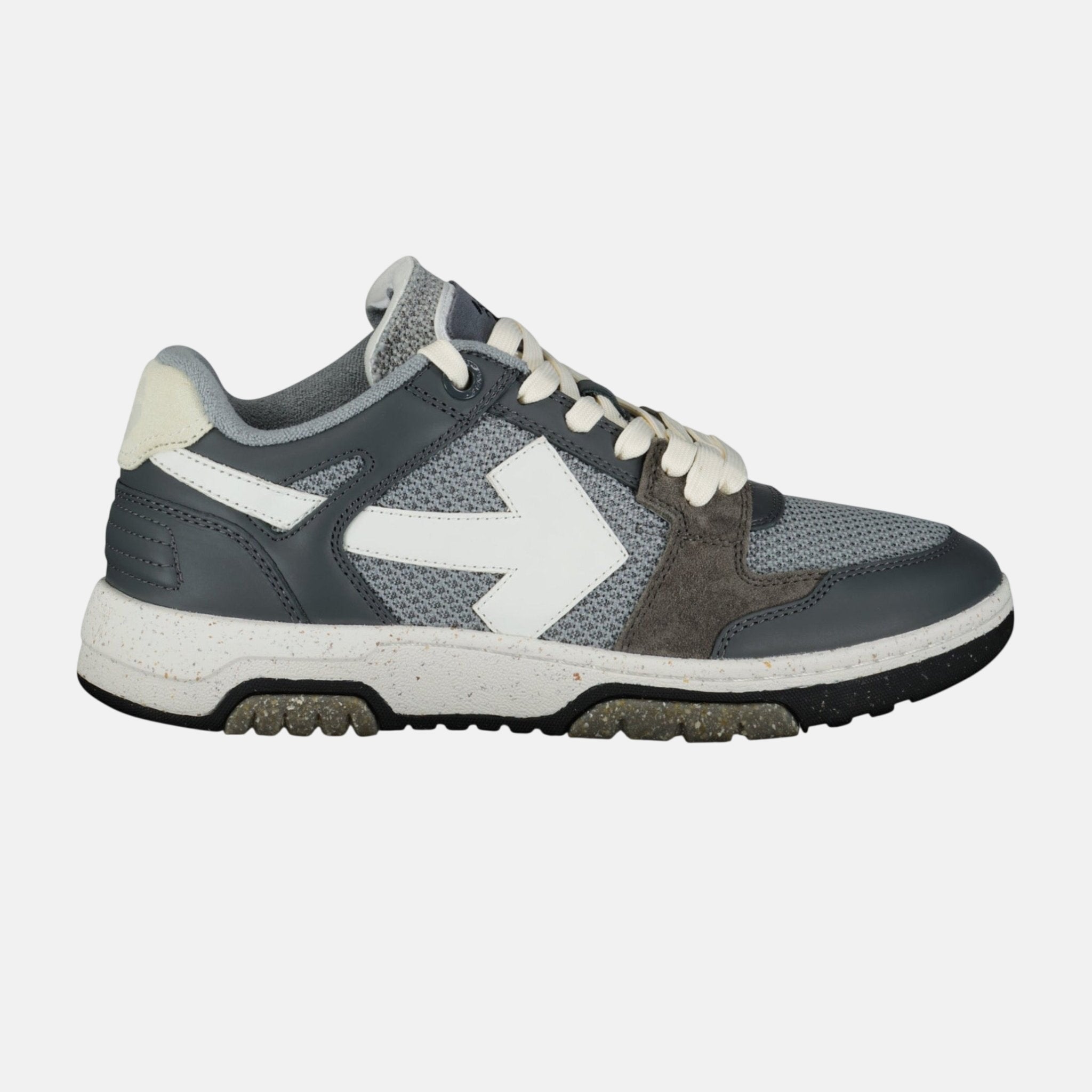 Off - White Out Of Office Low Mesh Trainers Grey – G12 | Studio DOS by Designer Outlet Sales