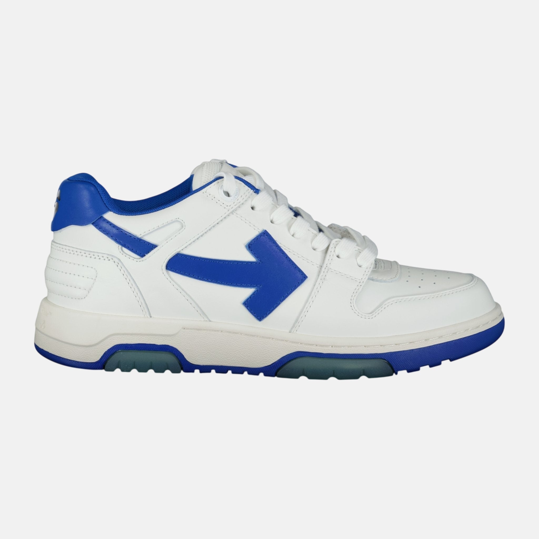 Off - White Out Of Office Low - Top Leather Trainers Blue White – G3 | Studio DOS by Designer Outlet Sales