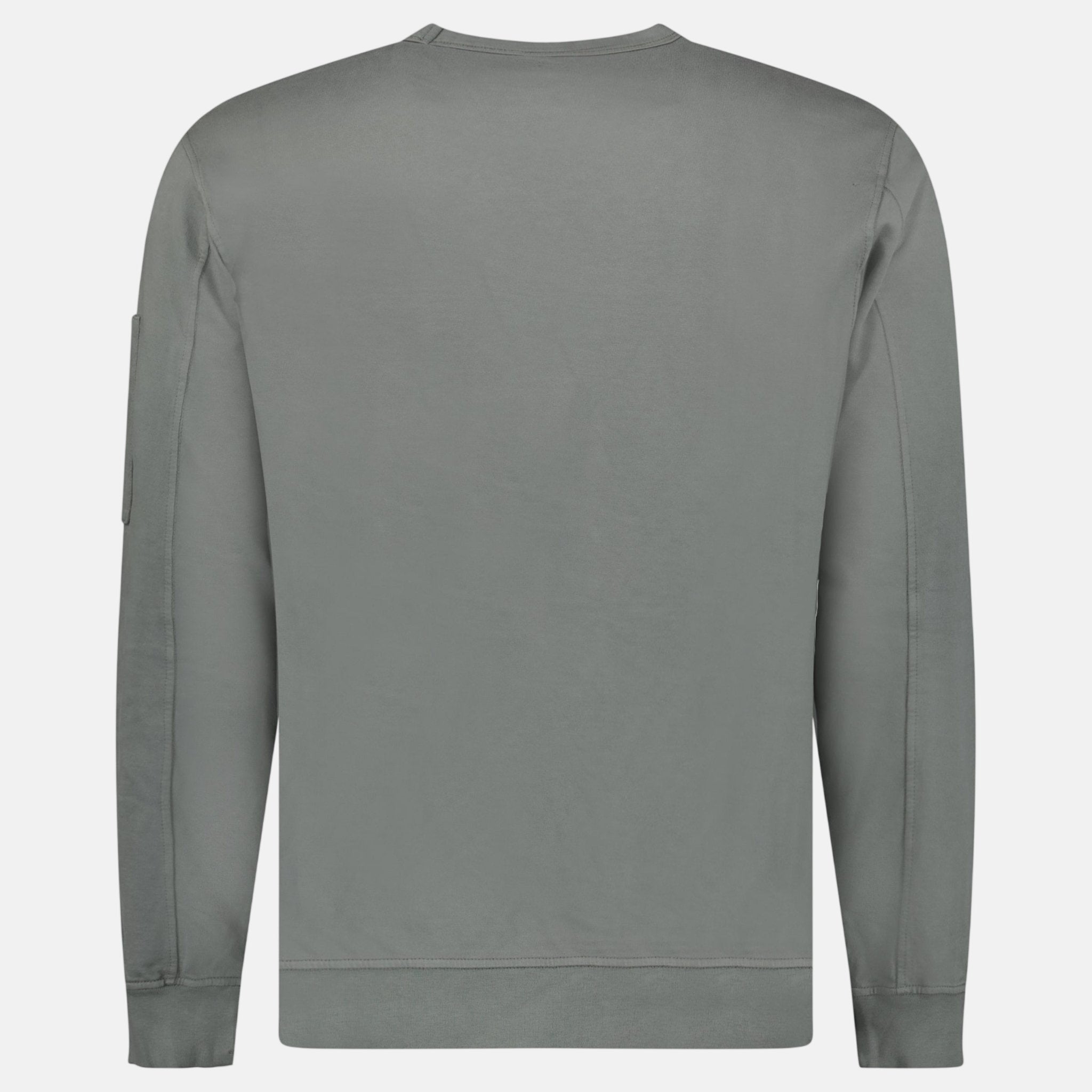 CP Company Light Fleece Crewneck Lens Sweatshirt Gunmetal